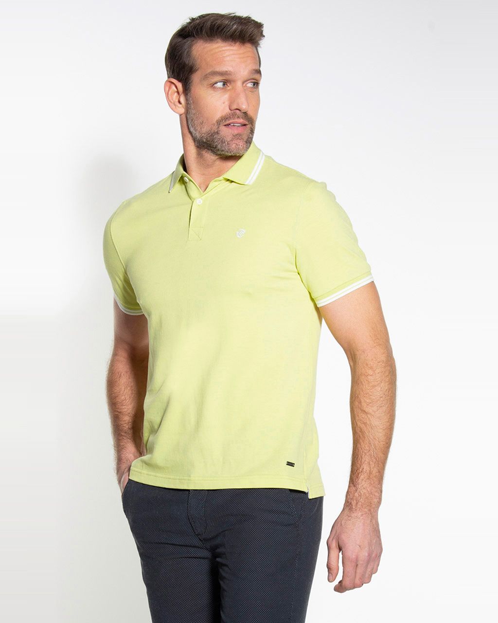 Campbell Classic Polo KM Fel groen 052936-006-L