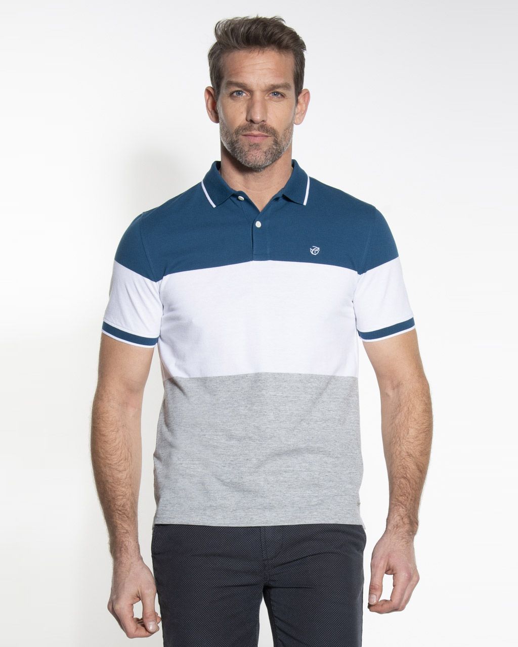 Campbell Classic Polo KM Donkerblauw 052940-001-L