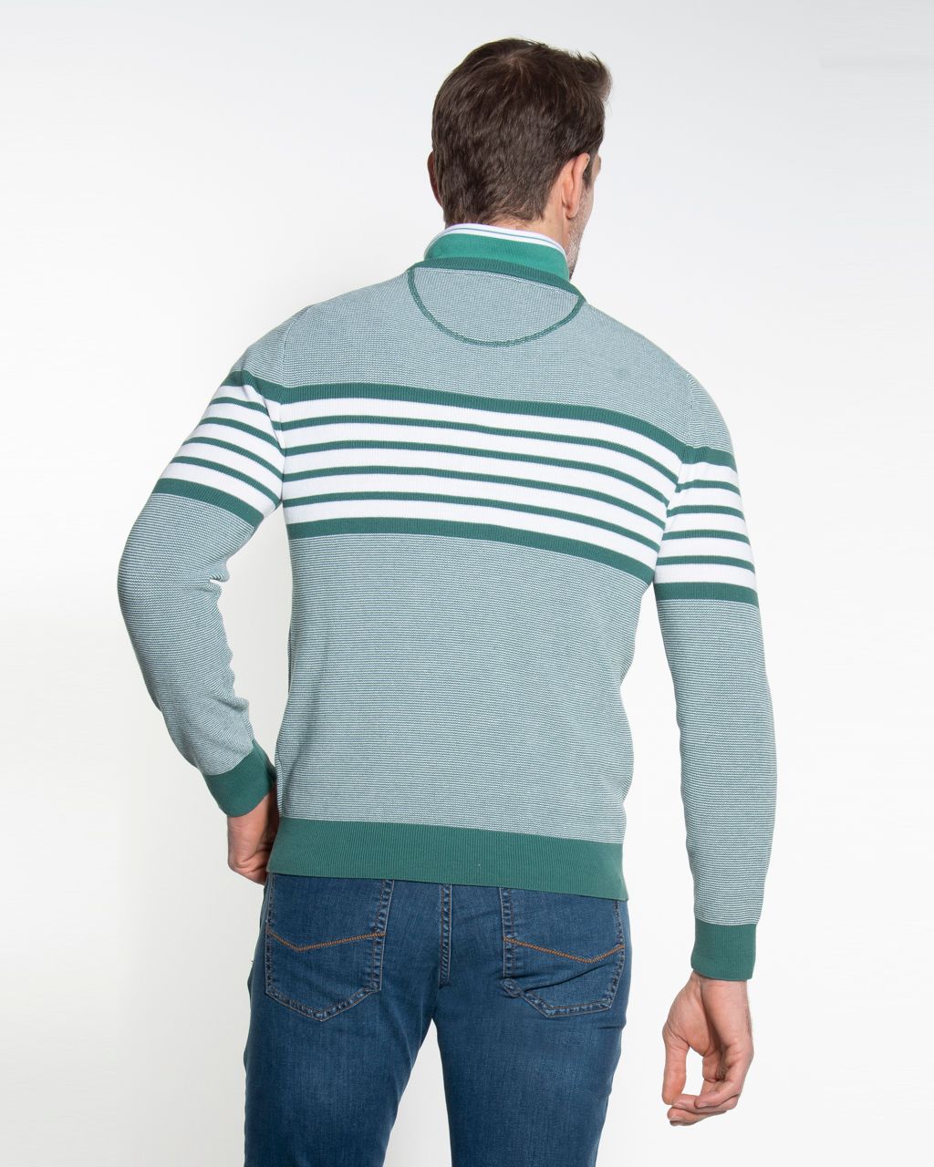 Campbell Classic Knitwear Groen 052960-002-L