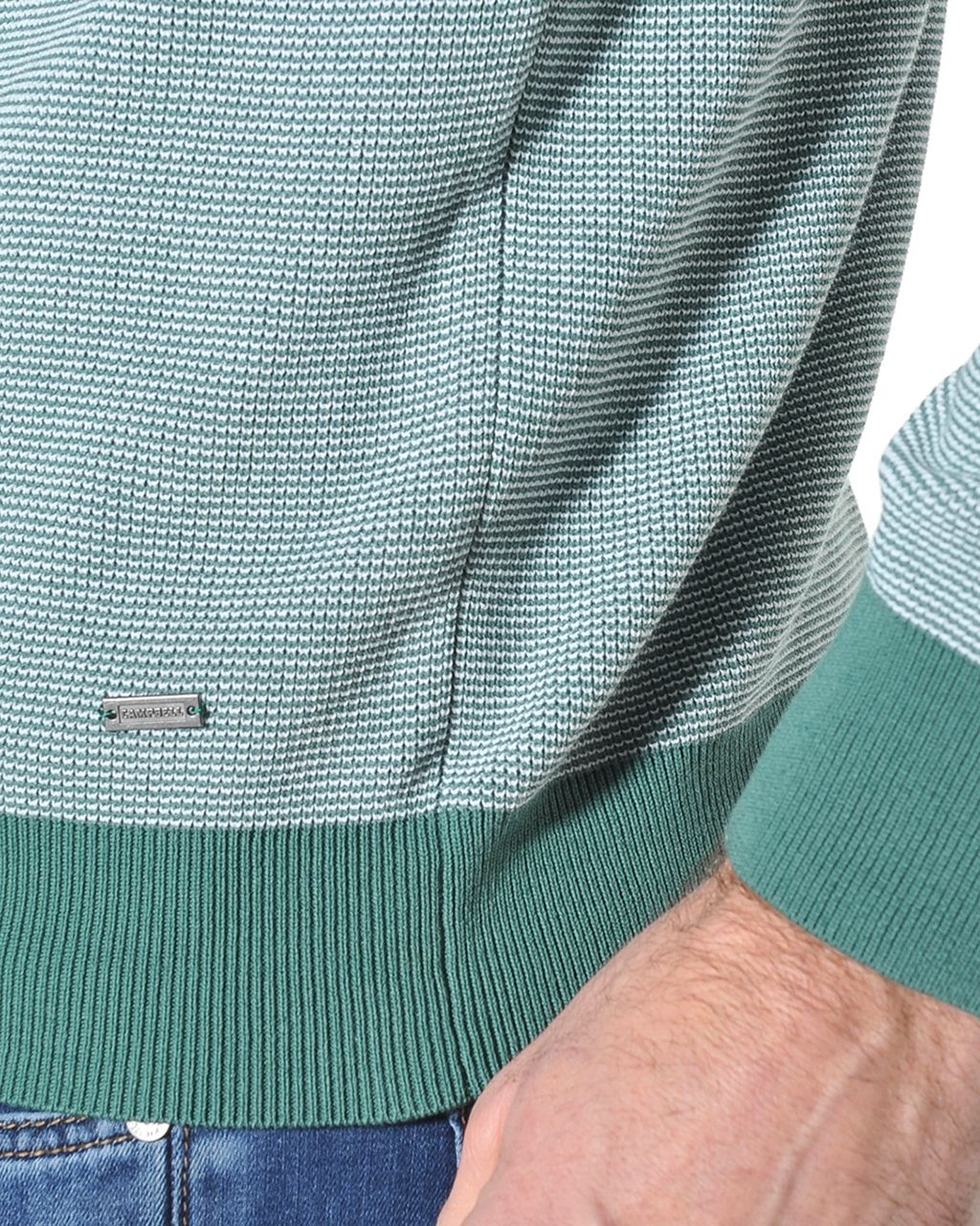Campbell Classic Knitwear Groen 052960-002-L
