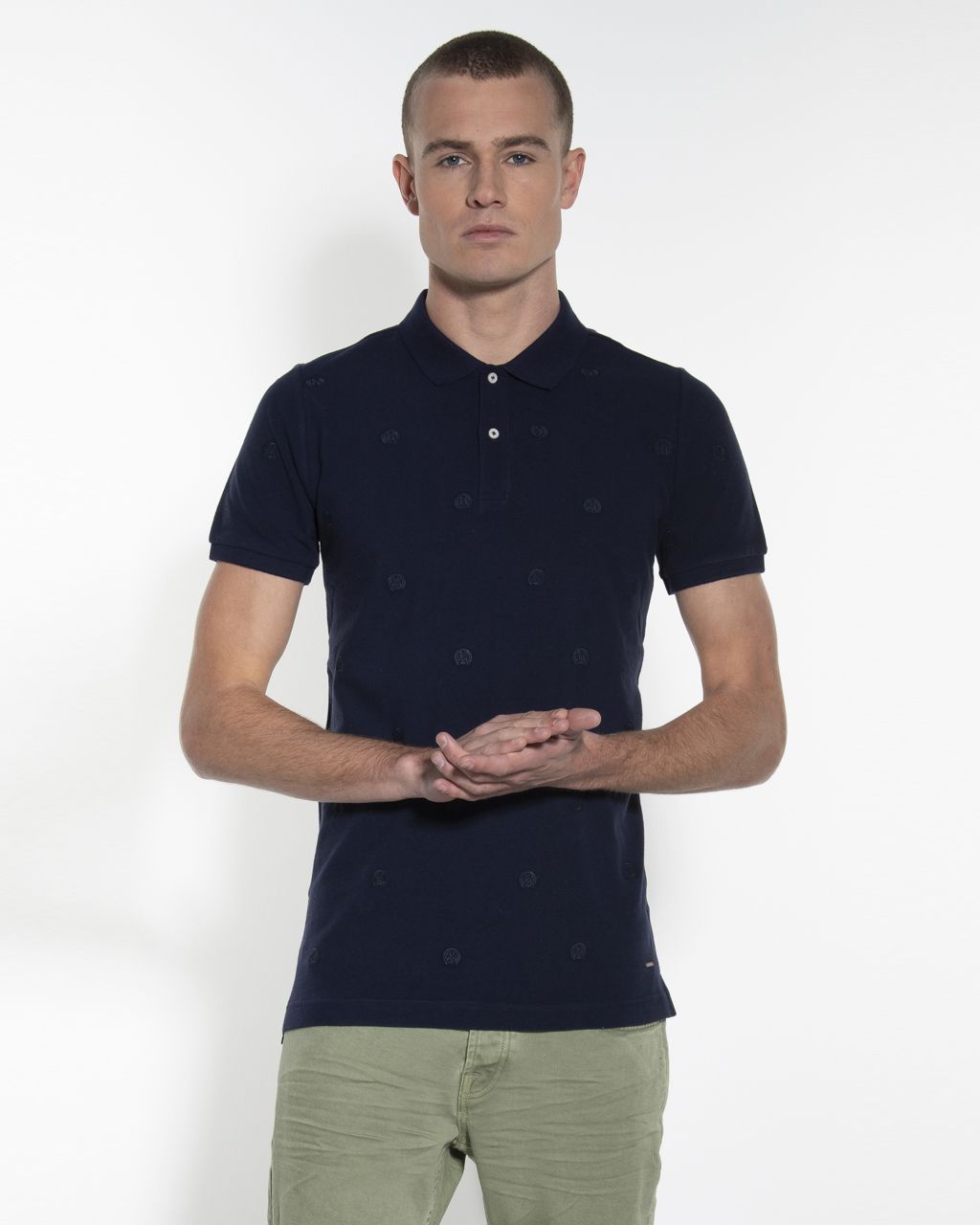 Victim Polo KM Donkerblauw 053670-001-L