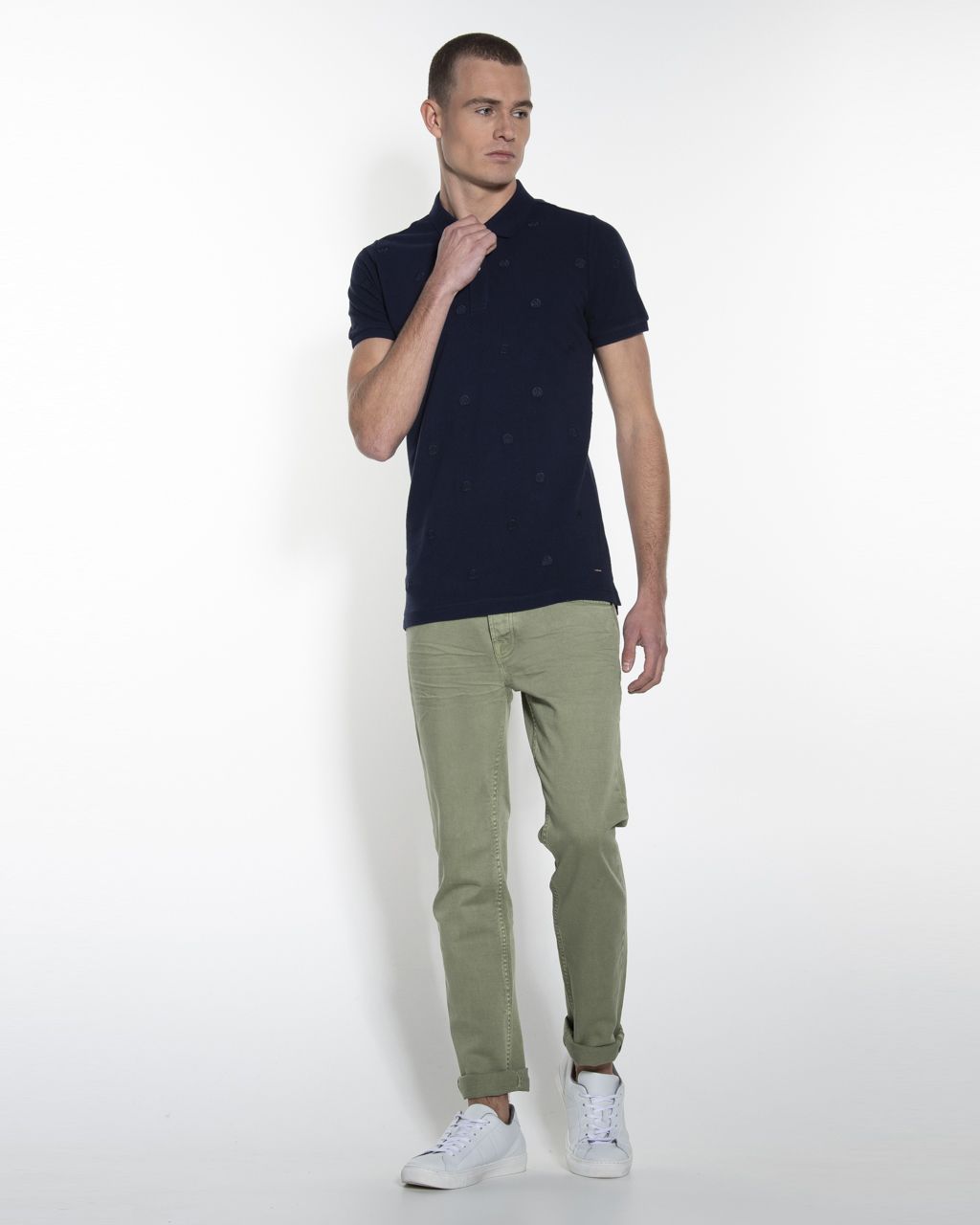 Victim Polo KM Donkerblauw 053670-001-L