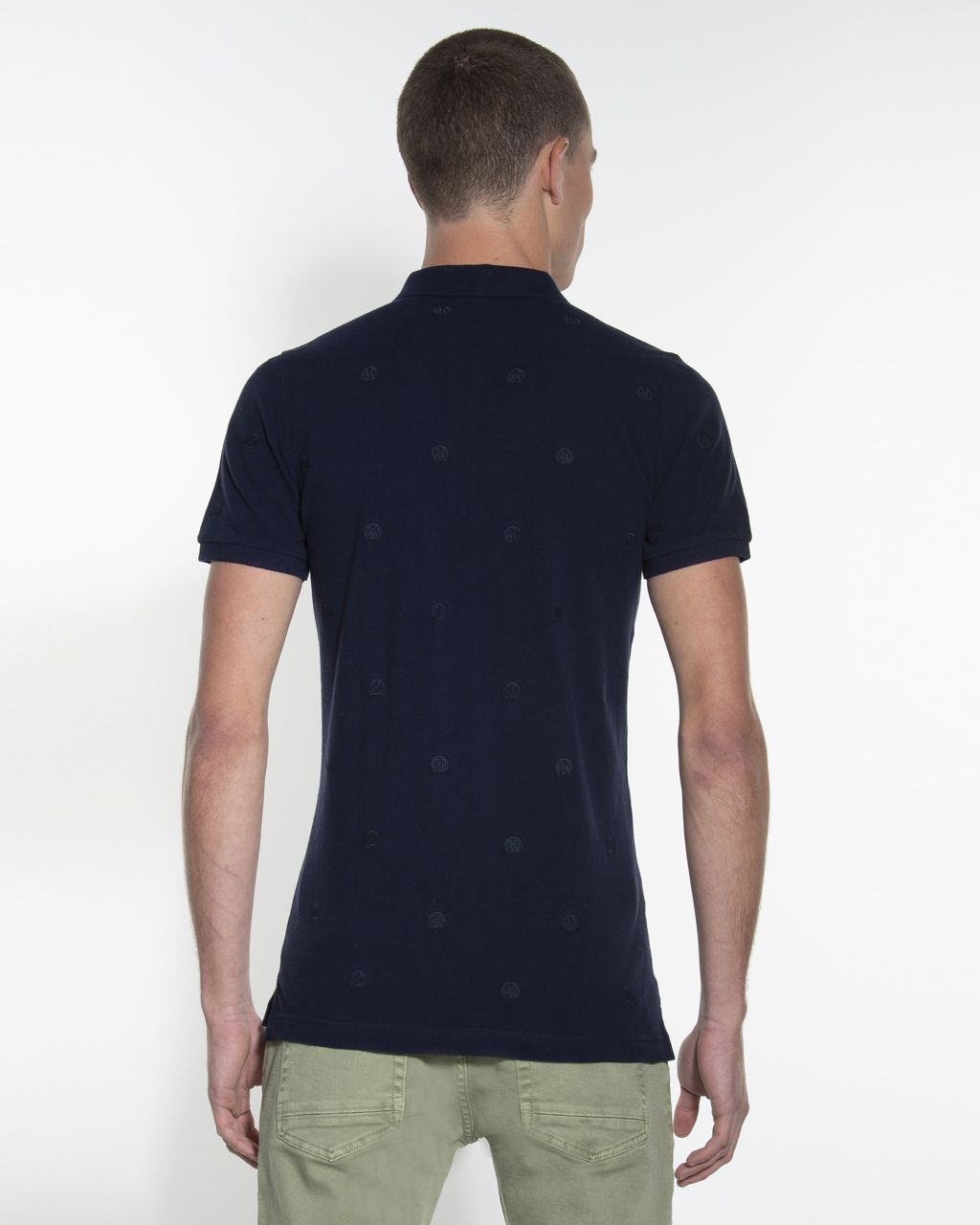 Victim Polo KM Donkerblauw 053670-001-L