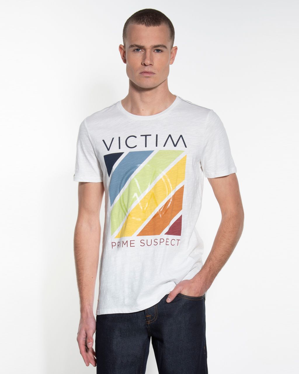 Victim T-shirt KM Off White 053671-001-L