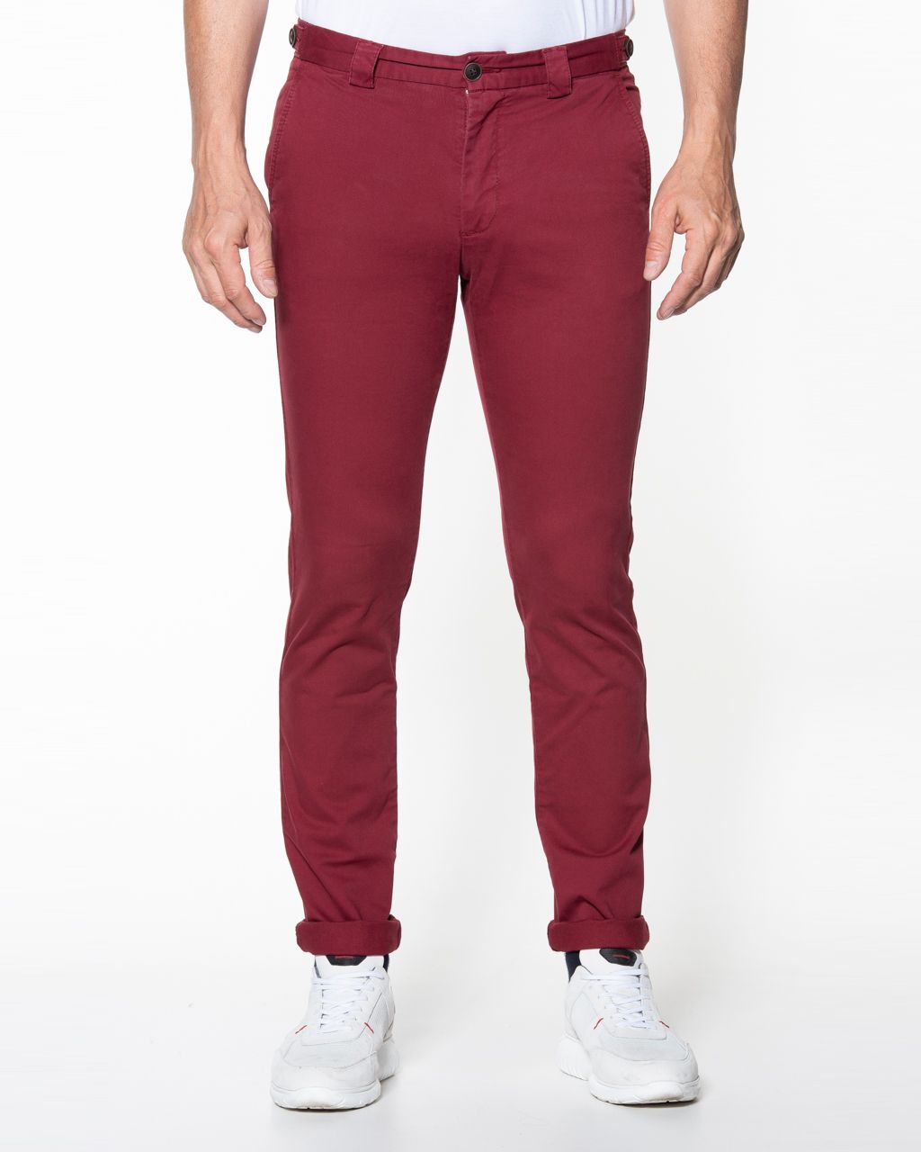 Donkervoort Chino Donkerrood uni 053801-004-30/34