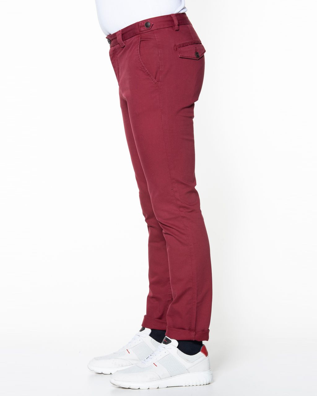 Donkervoort Chino Donkerrood uni 053801-004-30/34