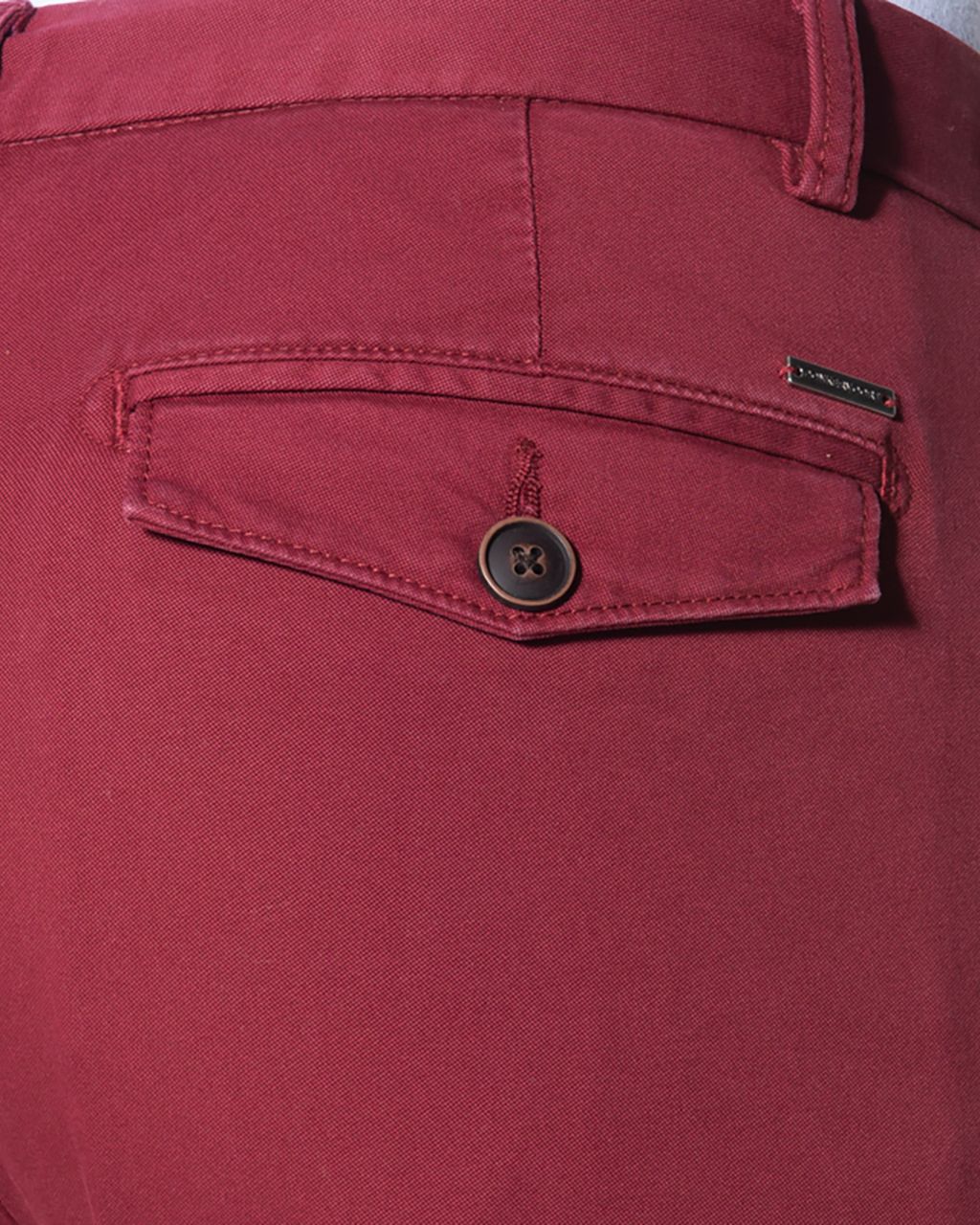 Donkervoort Chino Donkerrood uni 053801-004-30/34