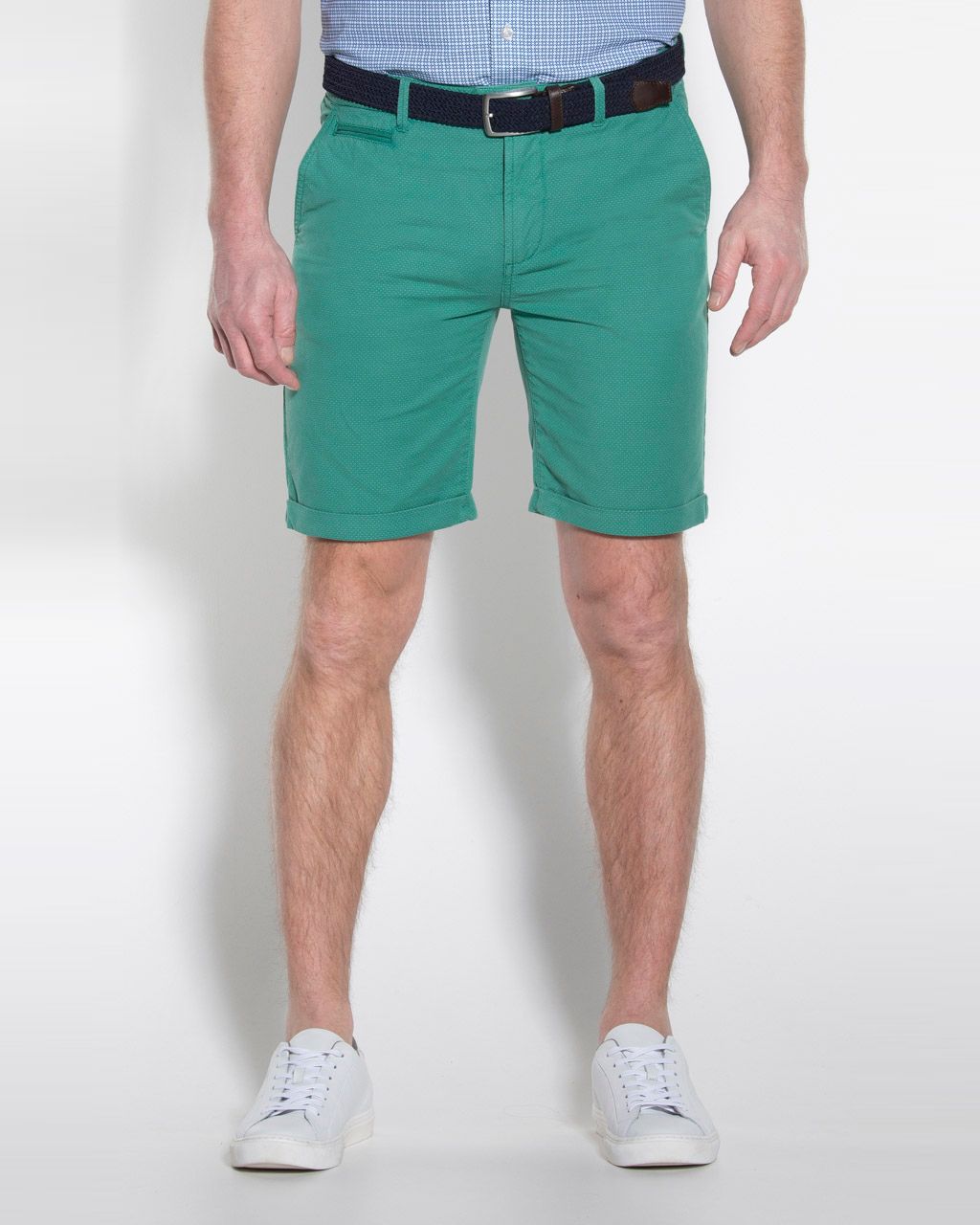 Campbell Classic Short Donkergroen dessin 053809-003-31