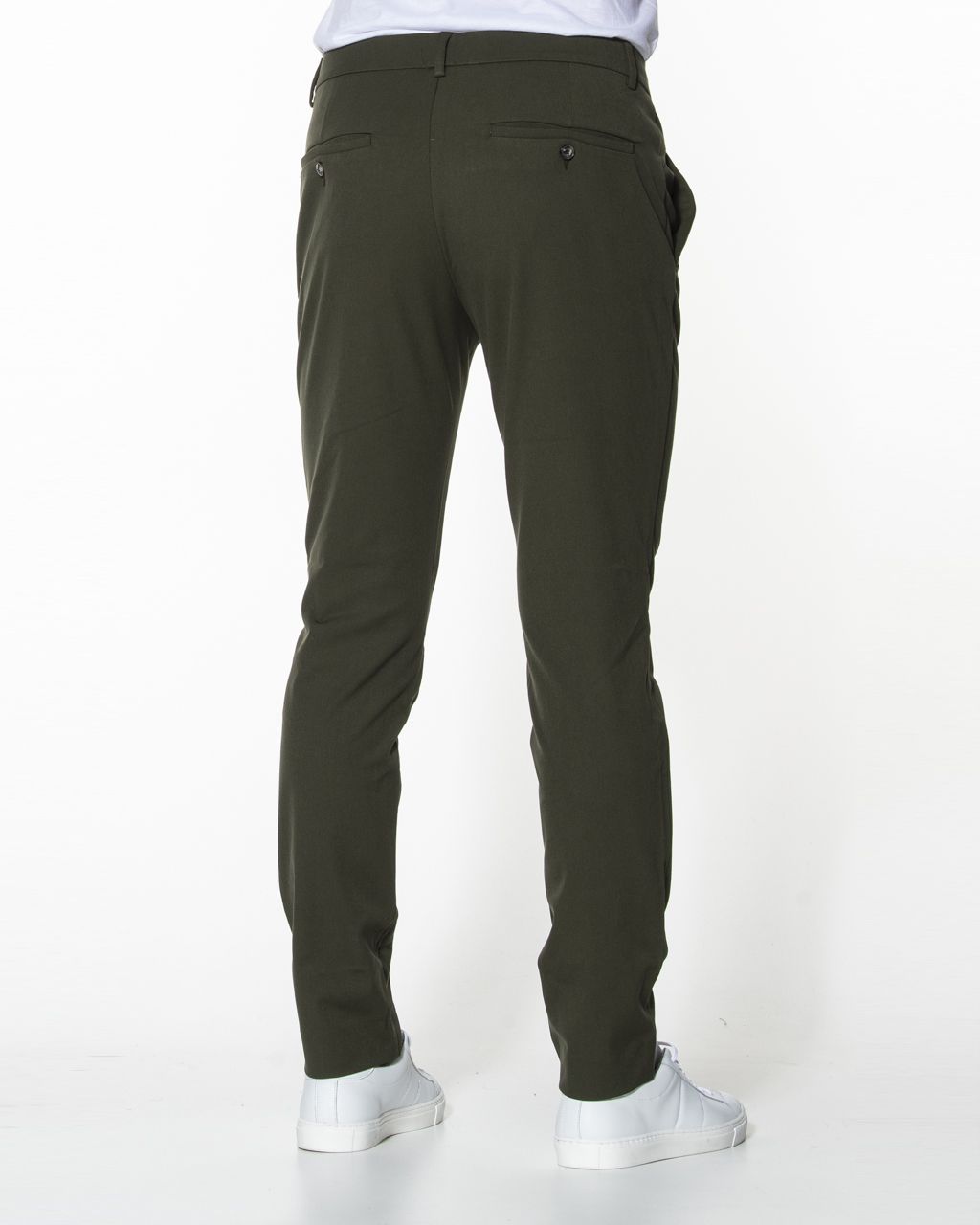 Plaîn Chino Donkergroen 053985-001-28
