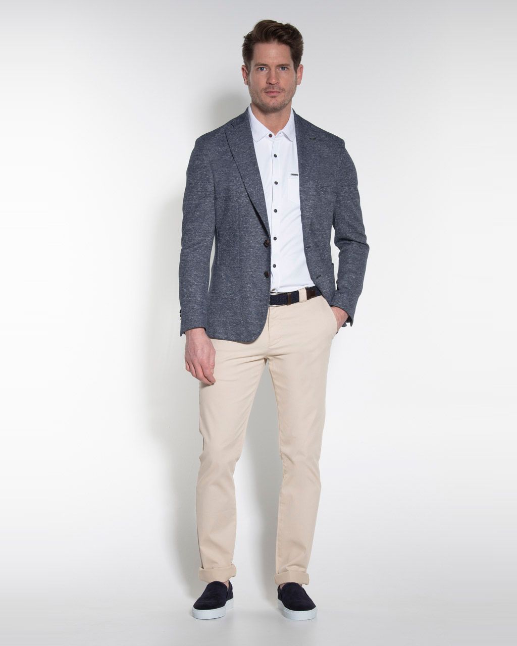 Donkervoort Colbert Donkerblauw uni 057157-001-46