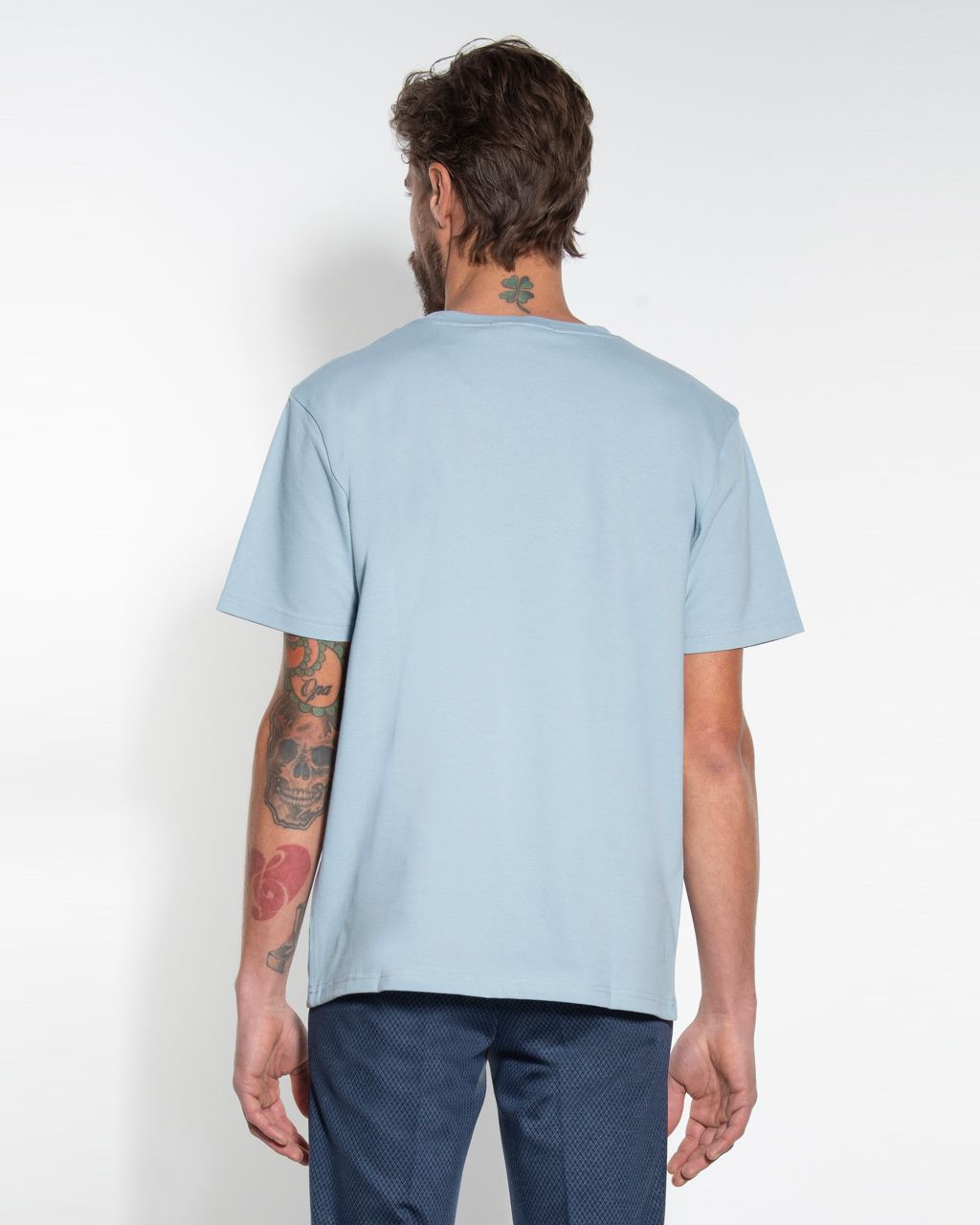 Drykorn T-shirt KM Lichtblauw 057822-003-L