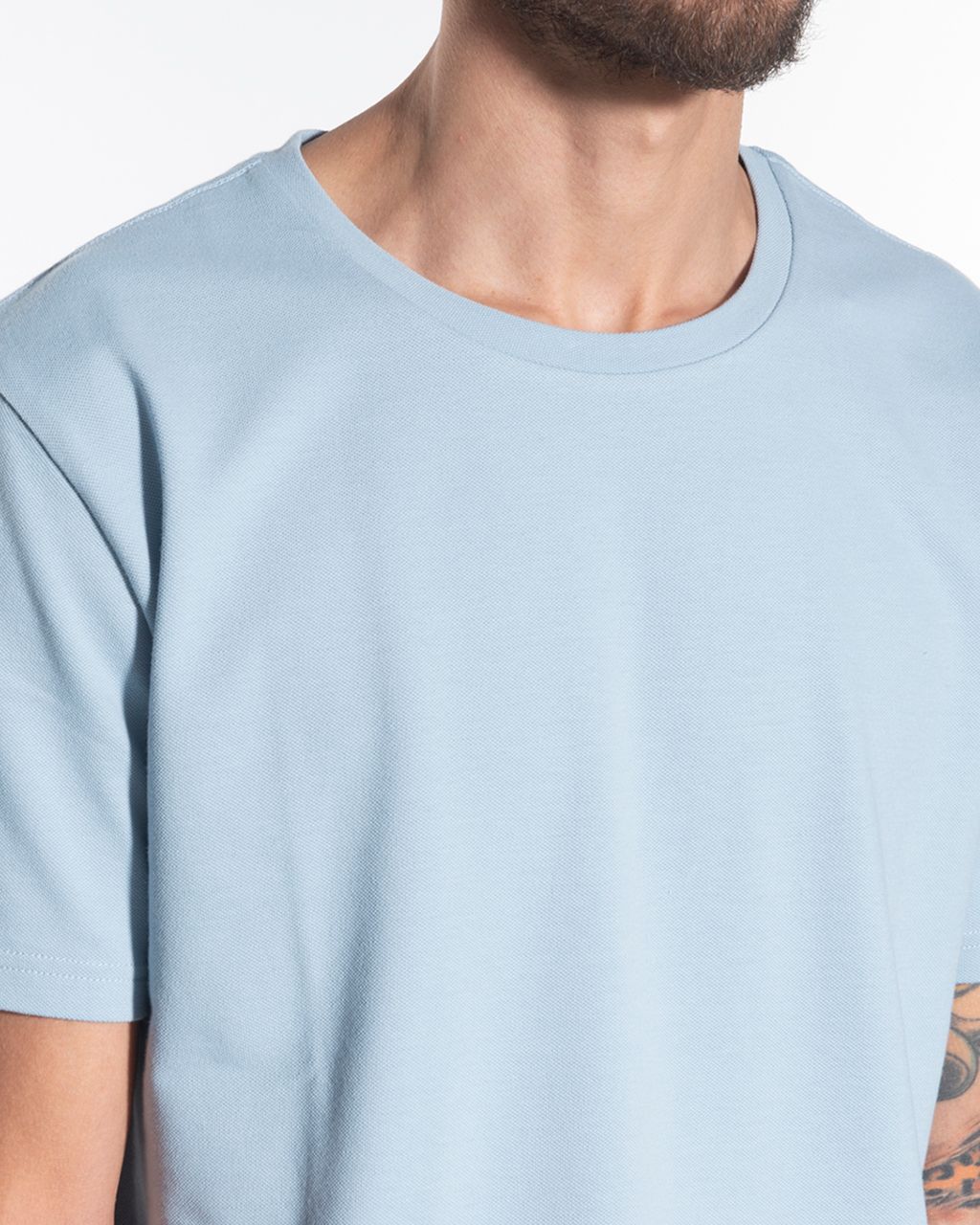 Drykorn T-shirt KM Lichtblauw 057822-003-L