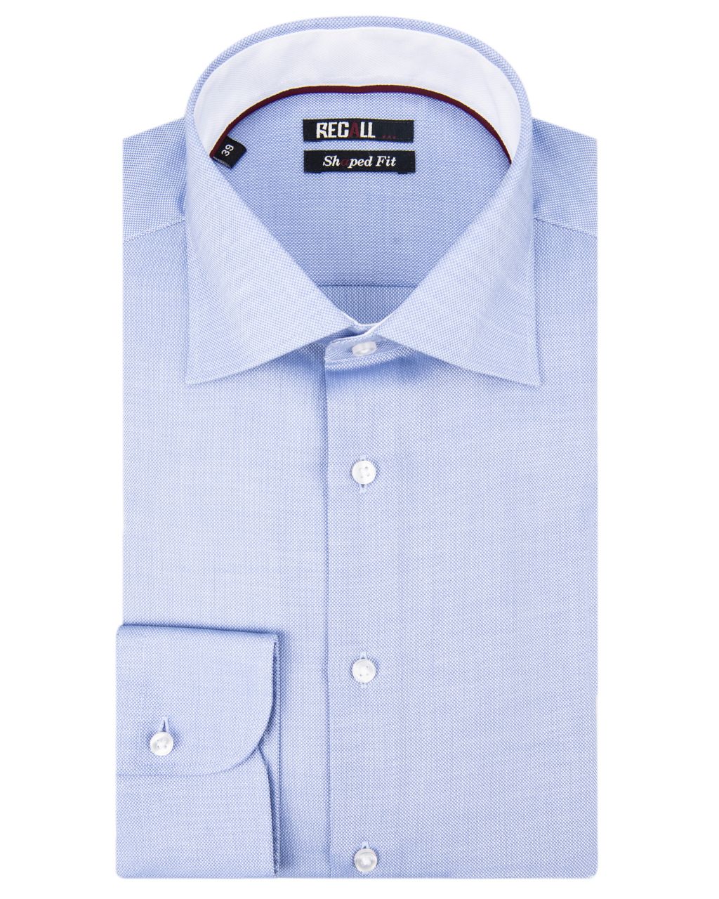 Recall Overhemd LM Blauw uni 057829-001-37