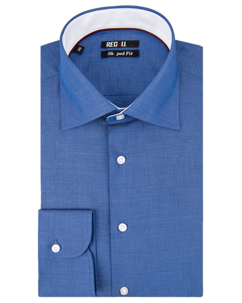 Recall Overhemd LM Donkerblauw uni 057868-001-38