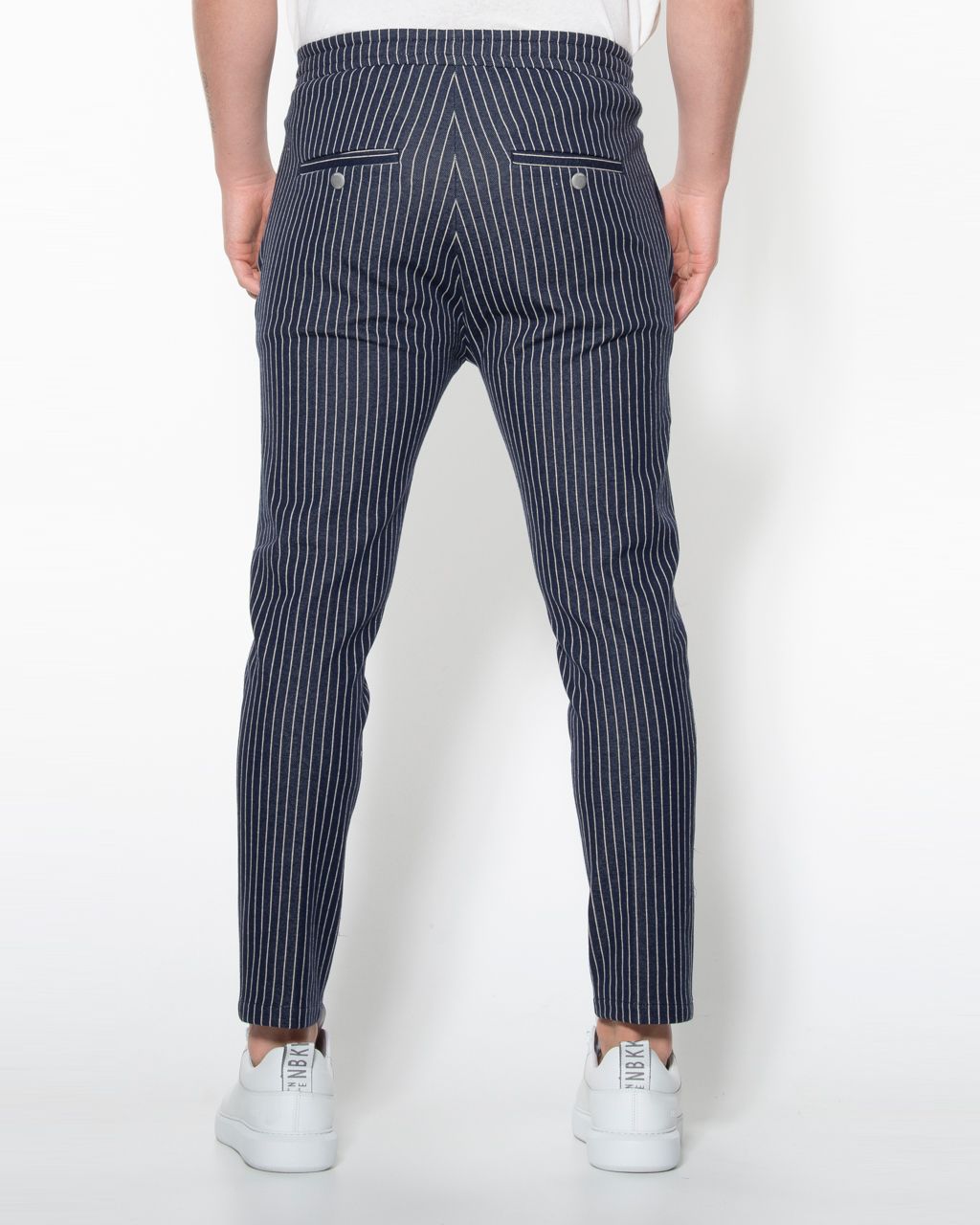 Drykorn Jeger Mix & Match Pantalon Donkerblauw streep 057888-001-30/34