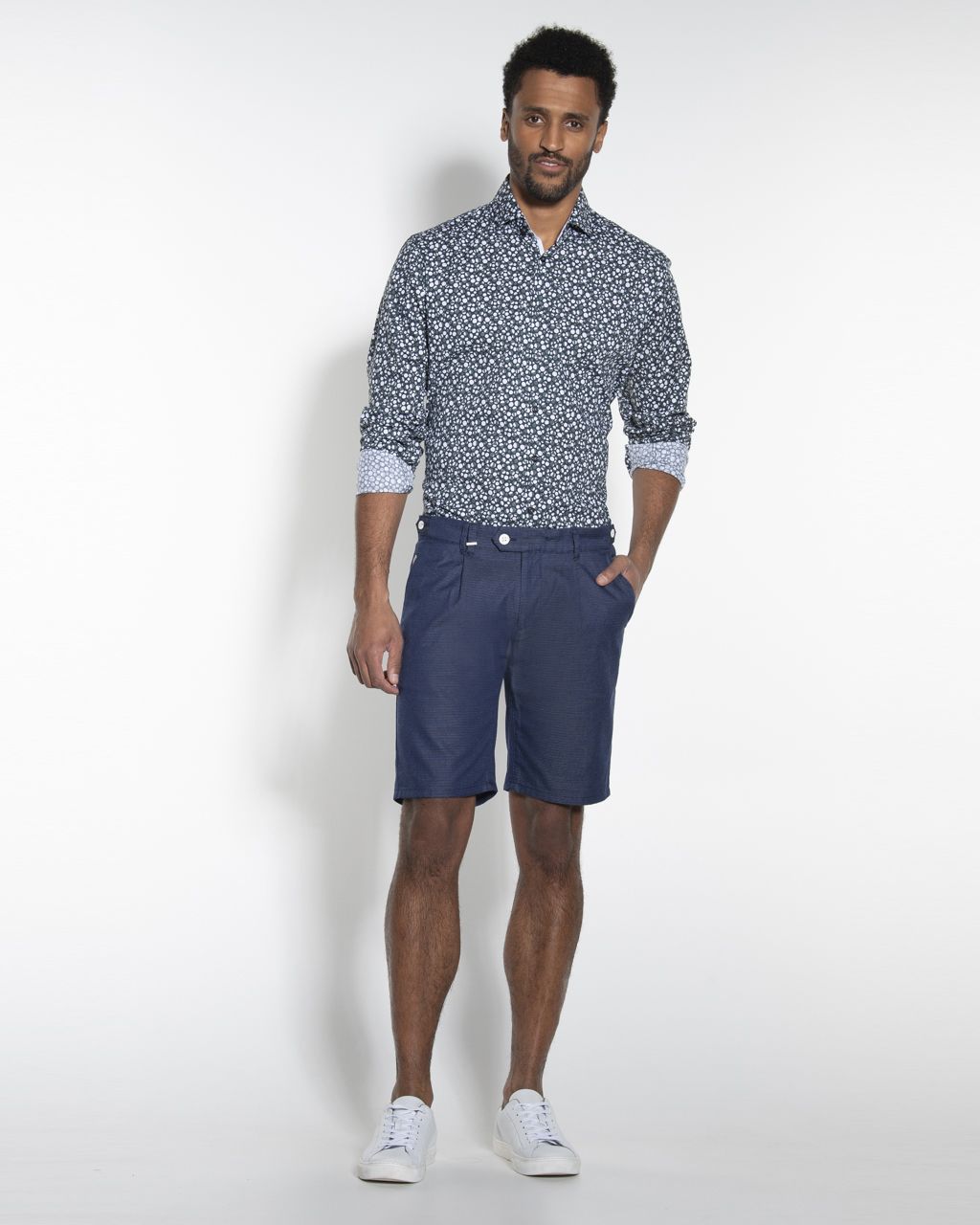 Blue Industry Short  Donker blauw 058363-001-102
