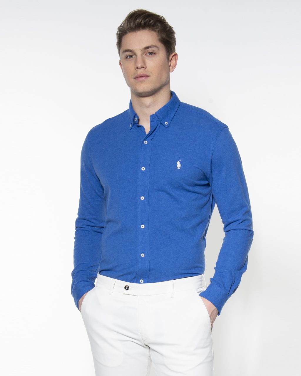 Polo Ralph Lauren Casual overhemd LM  Blauw 058445-005-L