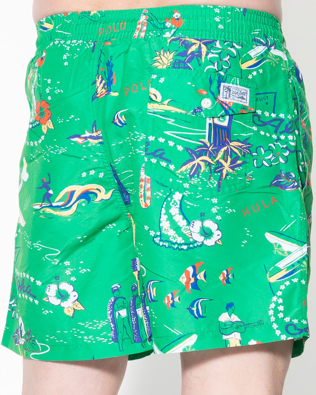 Polo Ralph Lauren Zwemshort Groen print 058555-001-L