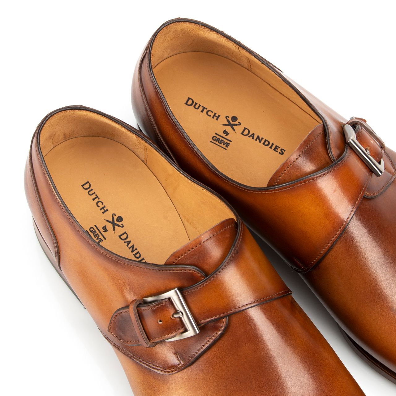 Dutch Dandies x Greve Geklede schoenen Cognac 059076-001-10