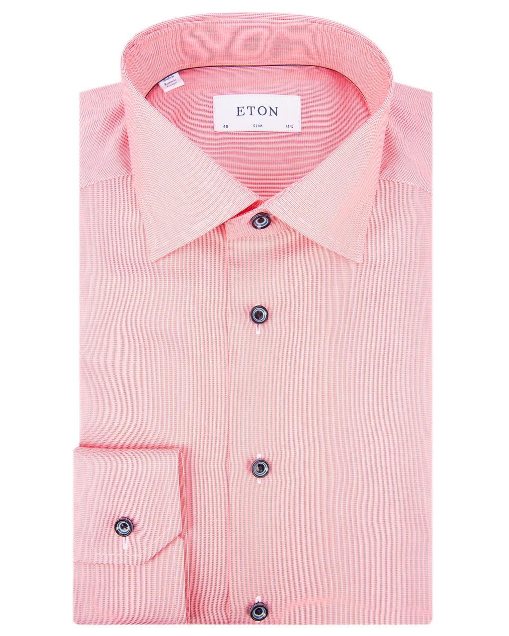 ETON Overhemd LM Roze dessin 059385-001-38