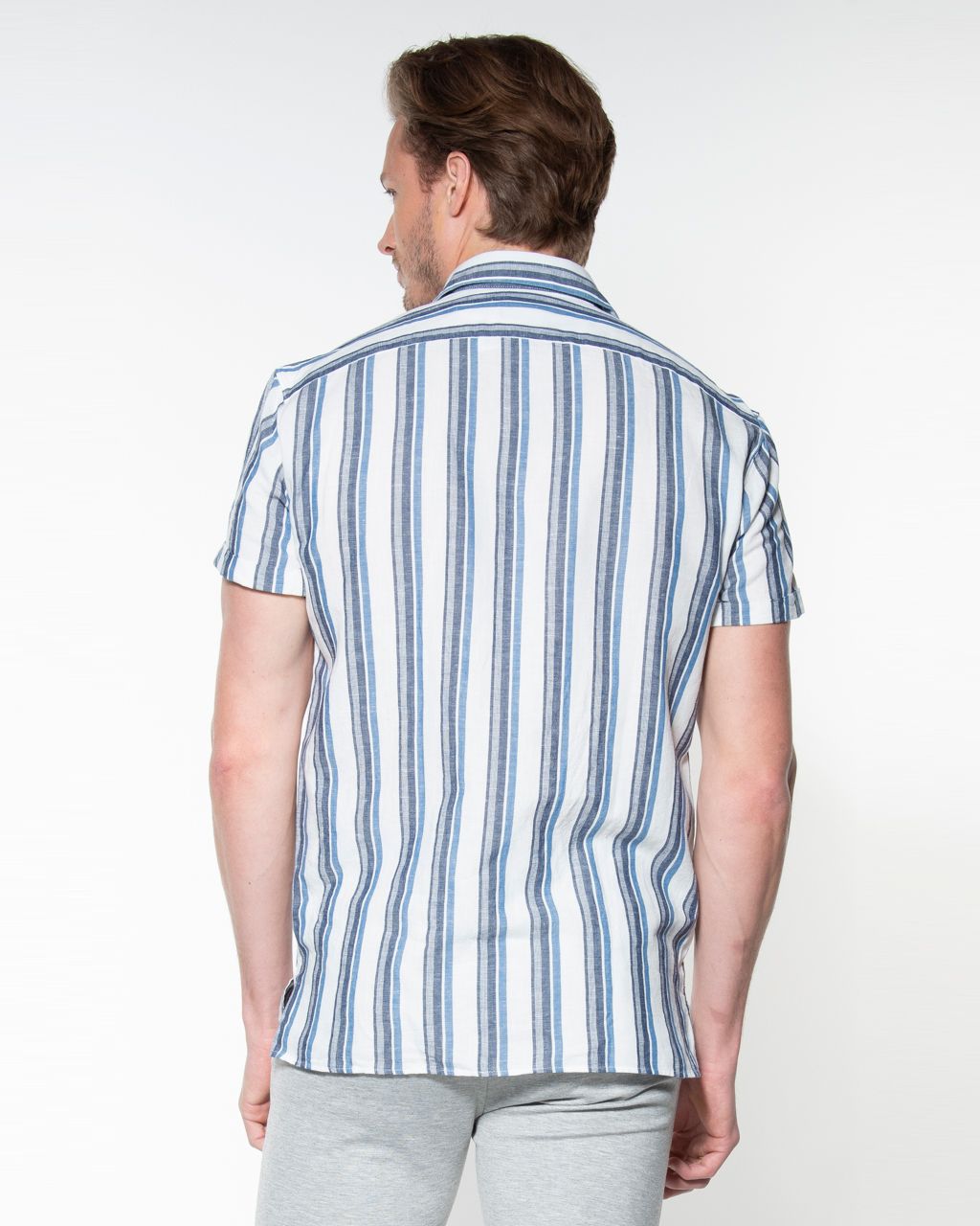Drykorn Casual Overhemd KM Lichtblauw 059451-001-L