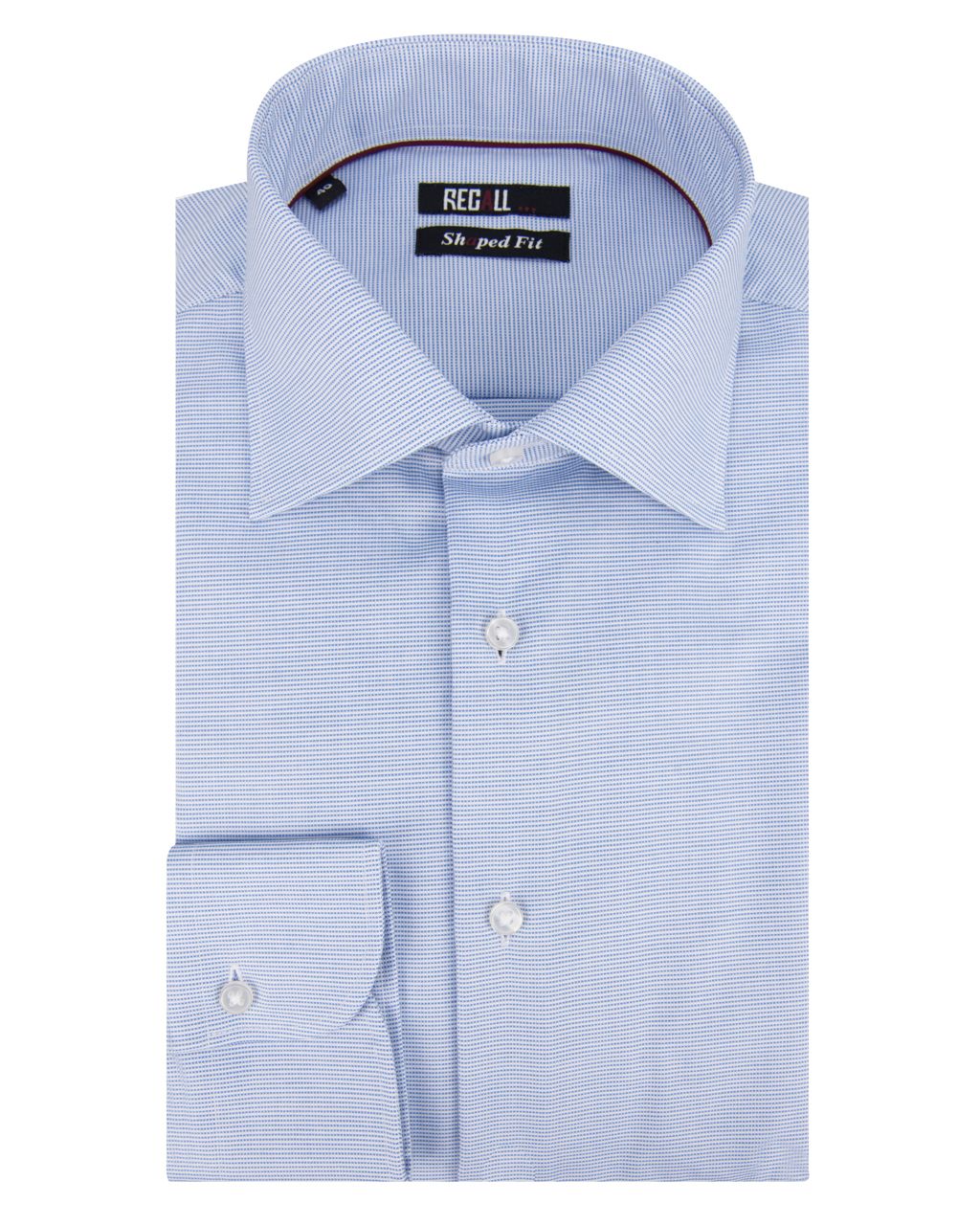 Recall Overhemd LM Blauw dessin 059512-001-38