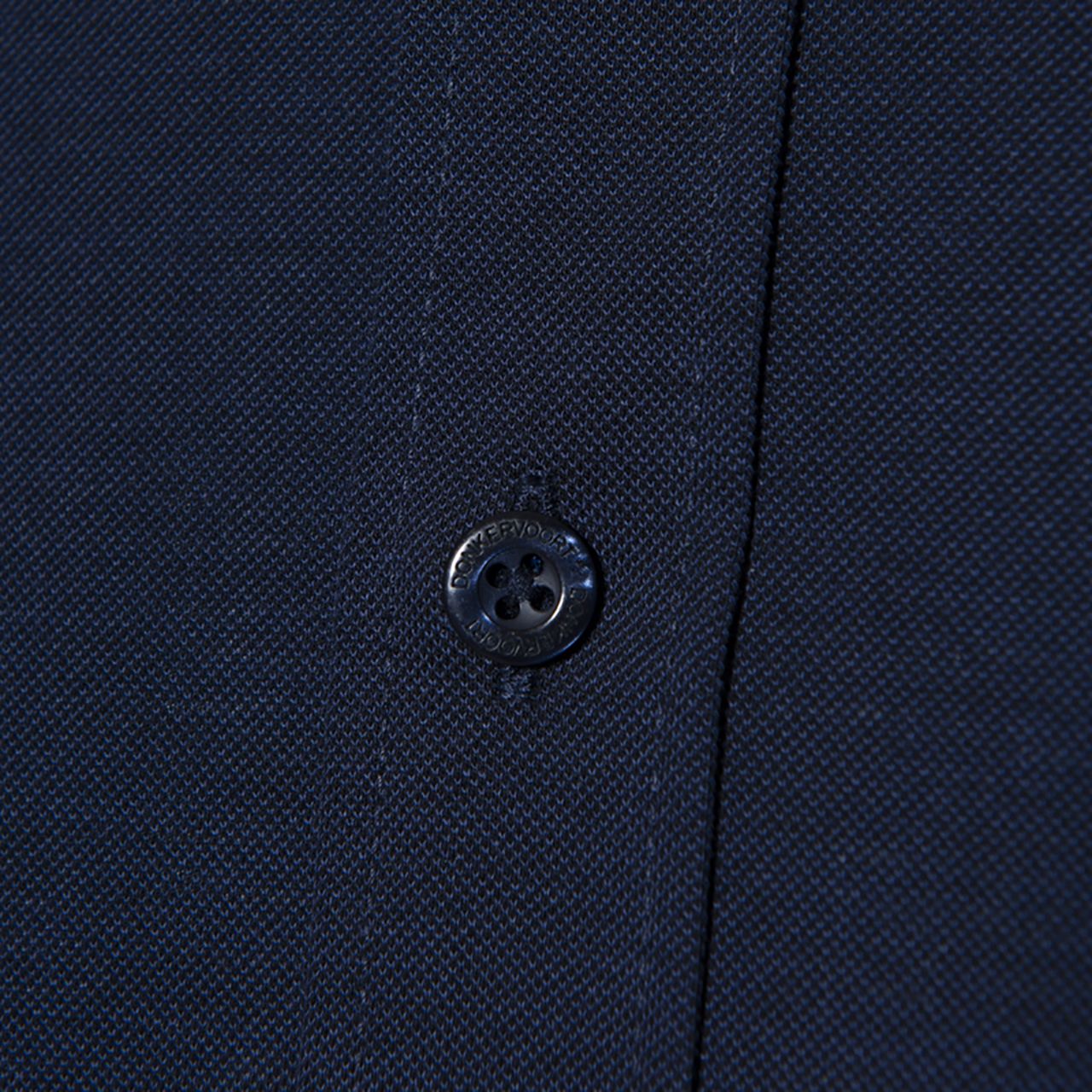 Donkervoort Overhemd LM Donkerblauw uni 059712-001-L