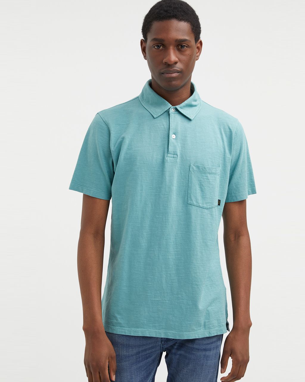 DENHAM Polo KM Groen 059937-001-L