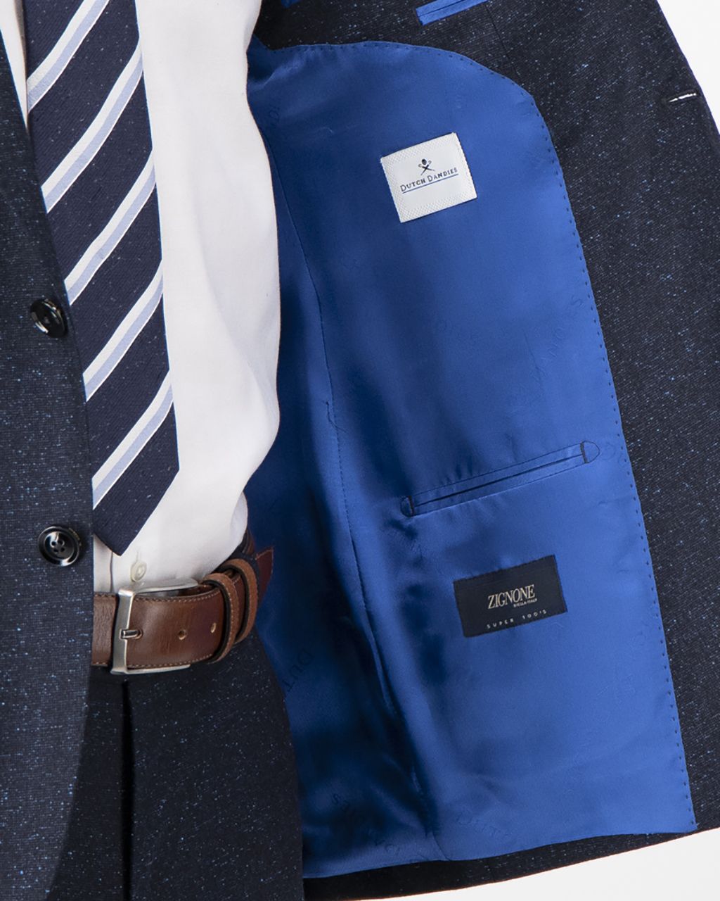 Dutch Dandies Mix & Match Colbert Donkerblauw uni 060096-001-46