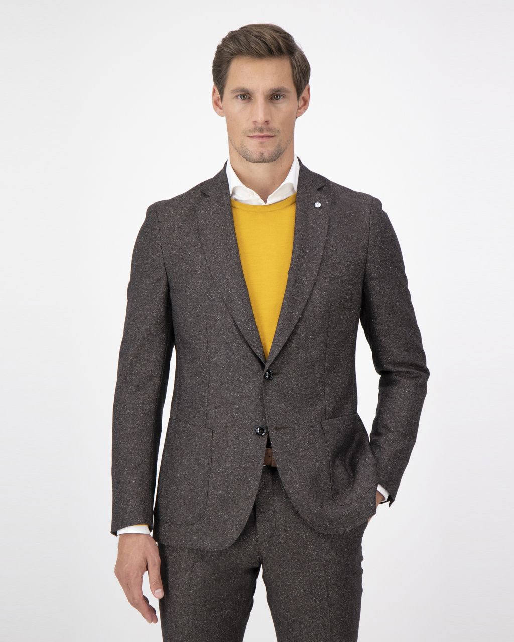 Dutch Dandies Mix & Match Colbert Donkerbruin uni 060098-001-46