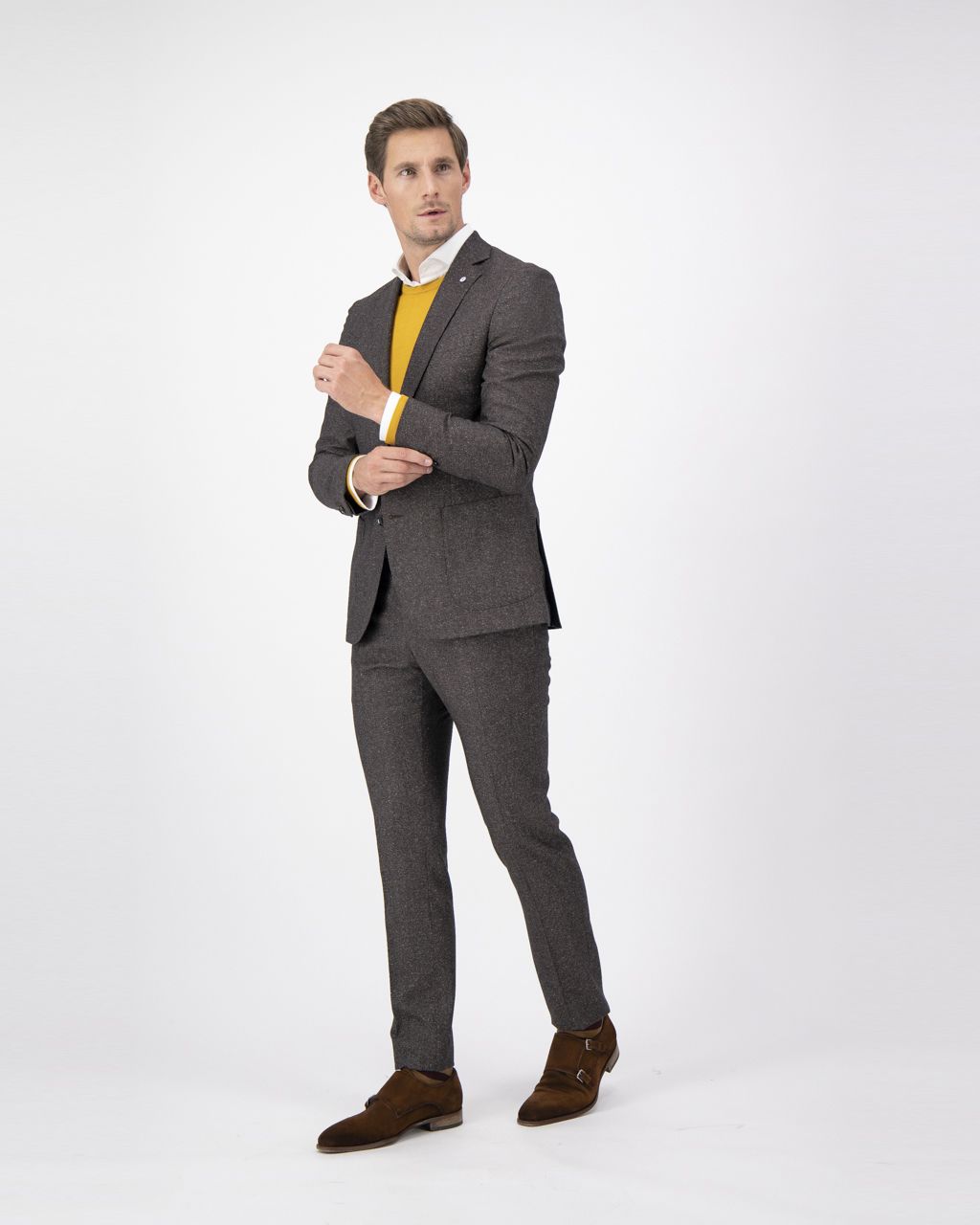 Dutch Dandies Mix & Match Pantalon Donkerbruin uni 060099-001-46