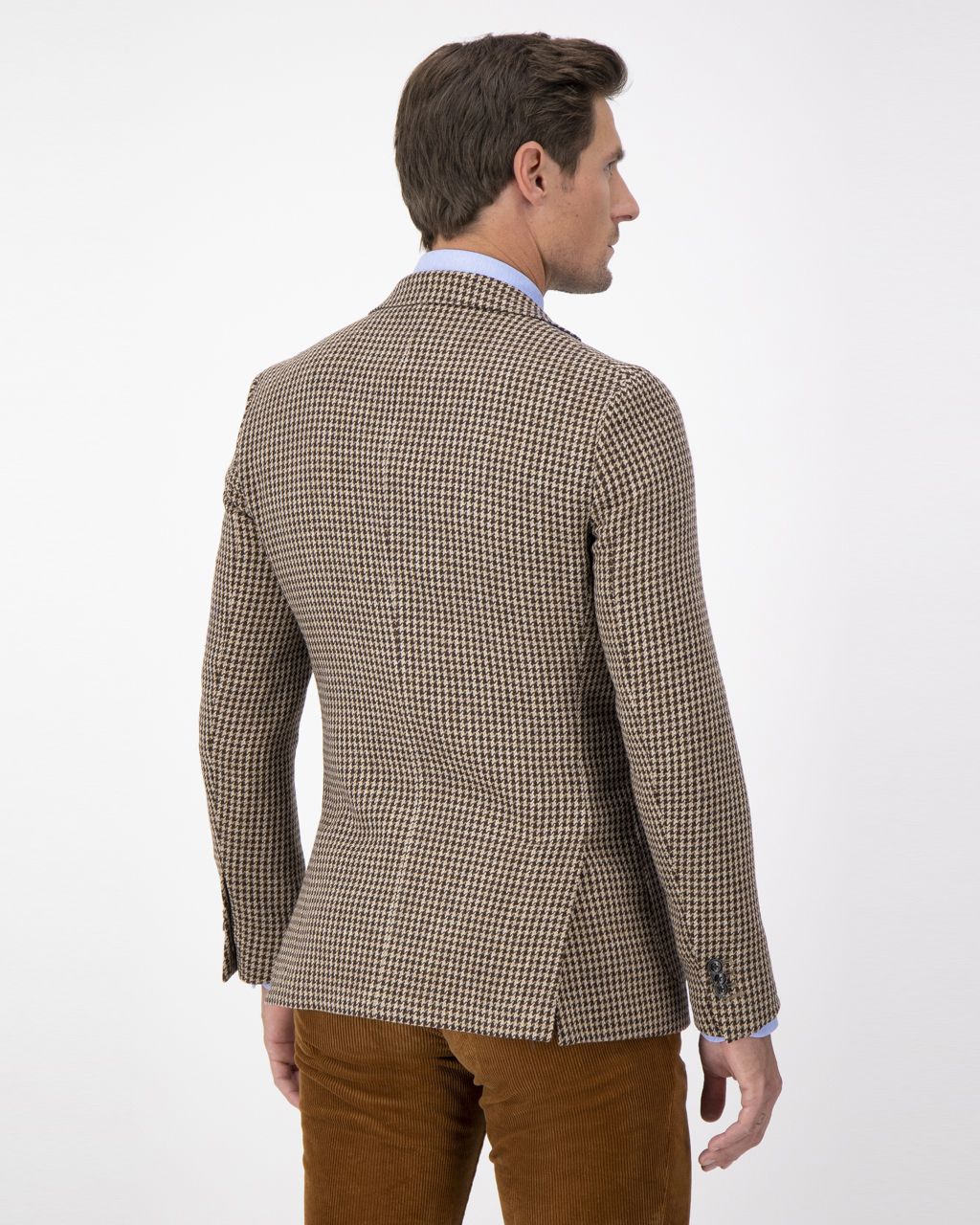 Dutch Dandies Colbert Donkerbruin kleine ruit 060103-001-46