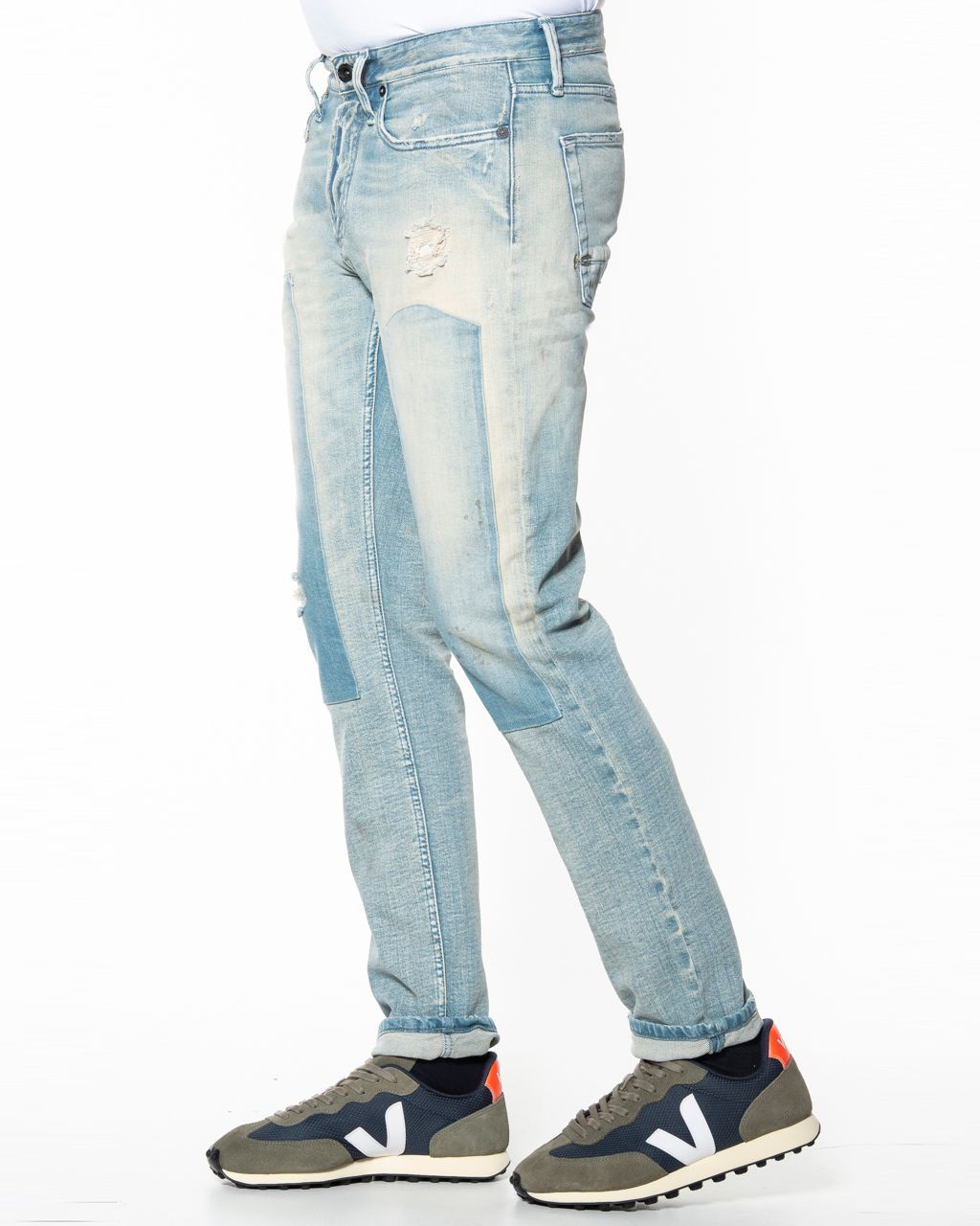 DENHAM Razor BLHID Jeans Blauw 061712-001-30/32