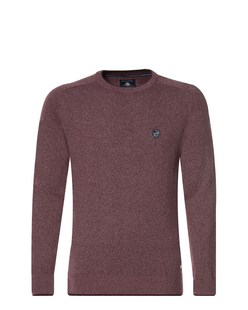 Campbell Classic Trui ronde hals  Bordeaux 061823-003-L