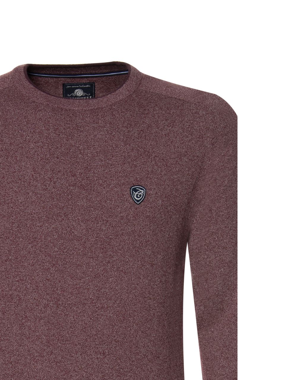 Campbell Classic Trui ronde hals  Bordeaux 061823-003-L