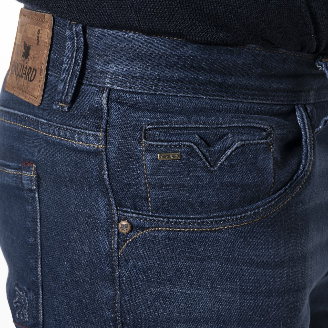 Vanguard V85 Scrambler Jeans Blauw 061835-001-29/32