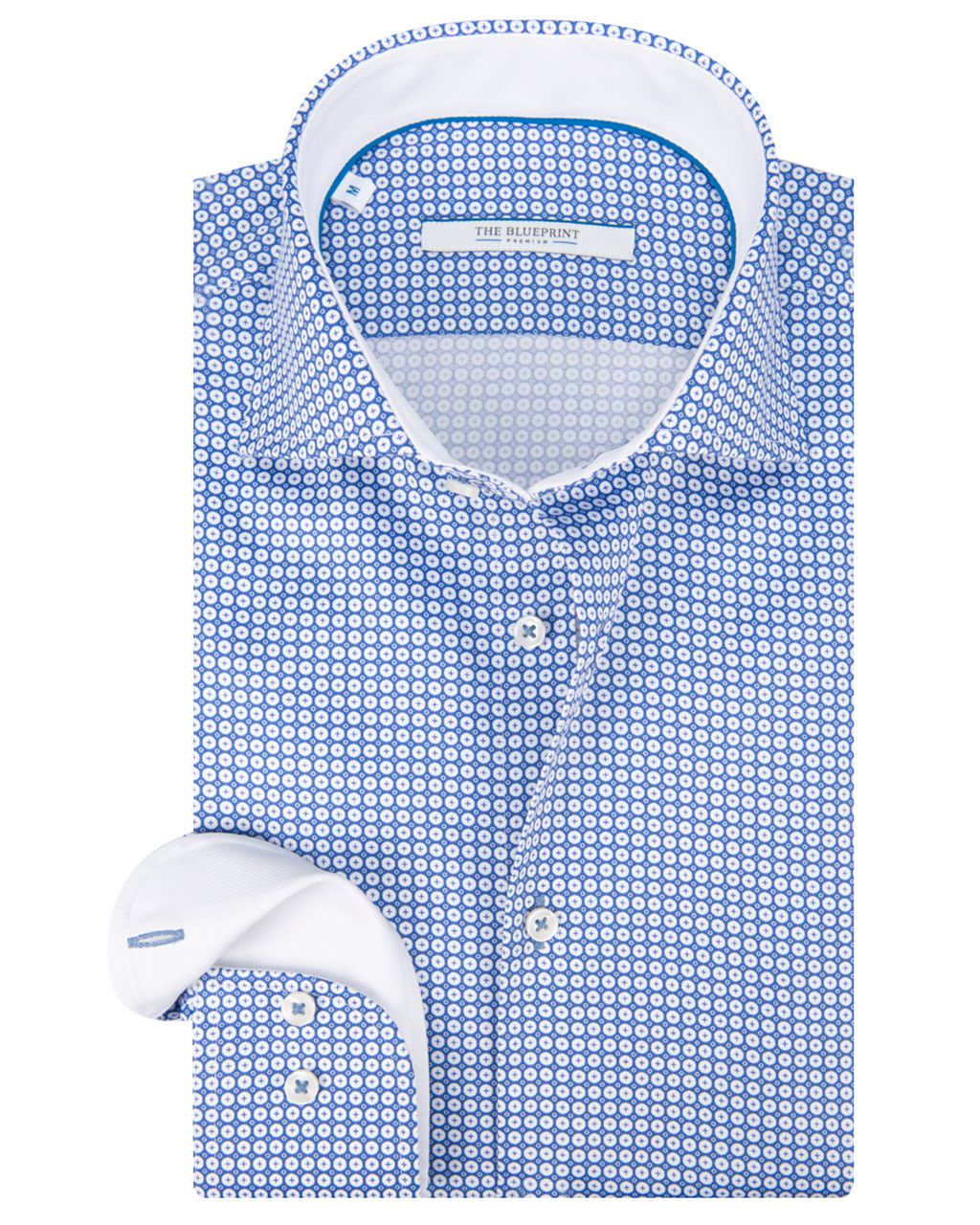 The BLUEPRINT Premium Trendy overhemd LM Kobalt 061893-001-L
