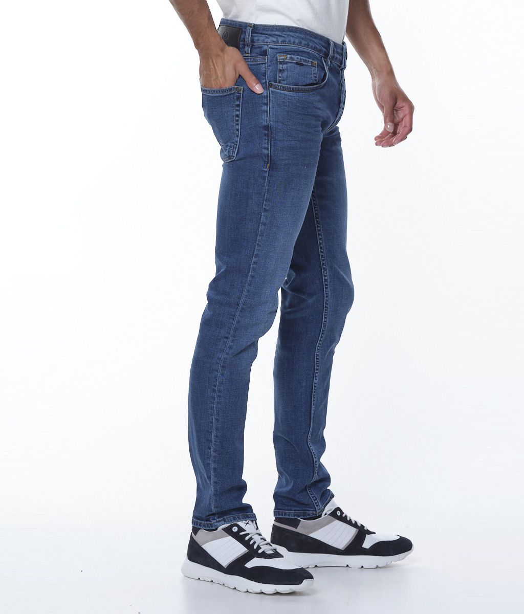 Victim Jeans Blauw uni 061909-001-28/32