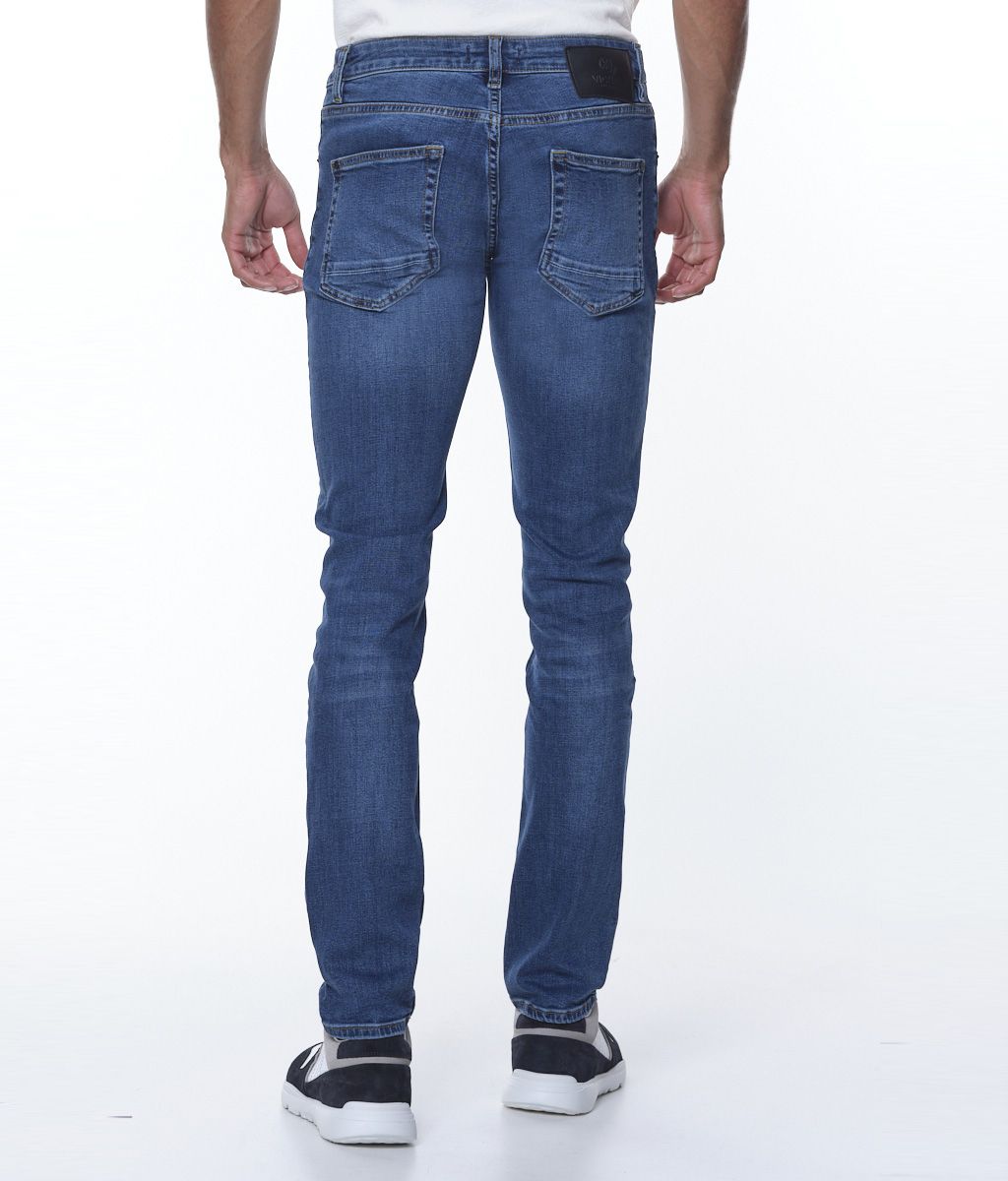 Victim Jeans Blauw uni 061909-001-28/32