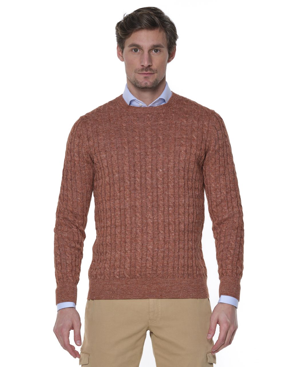 Dutch Dandies Gable Knitwear Terra uni 061924-004-L