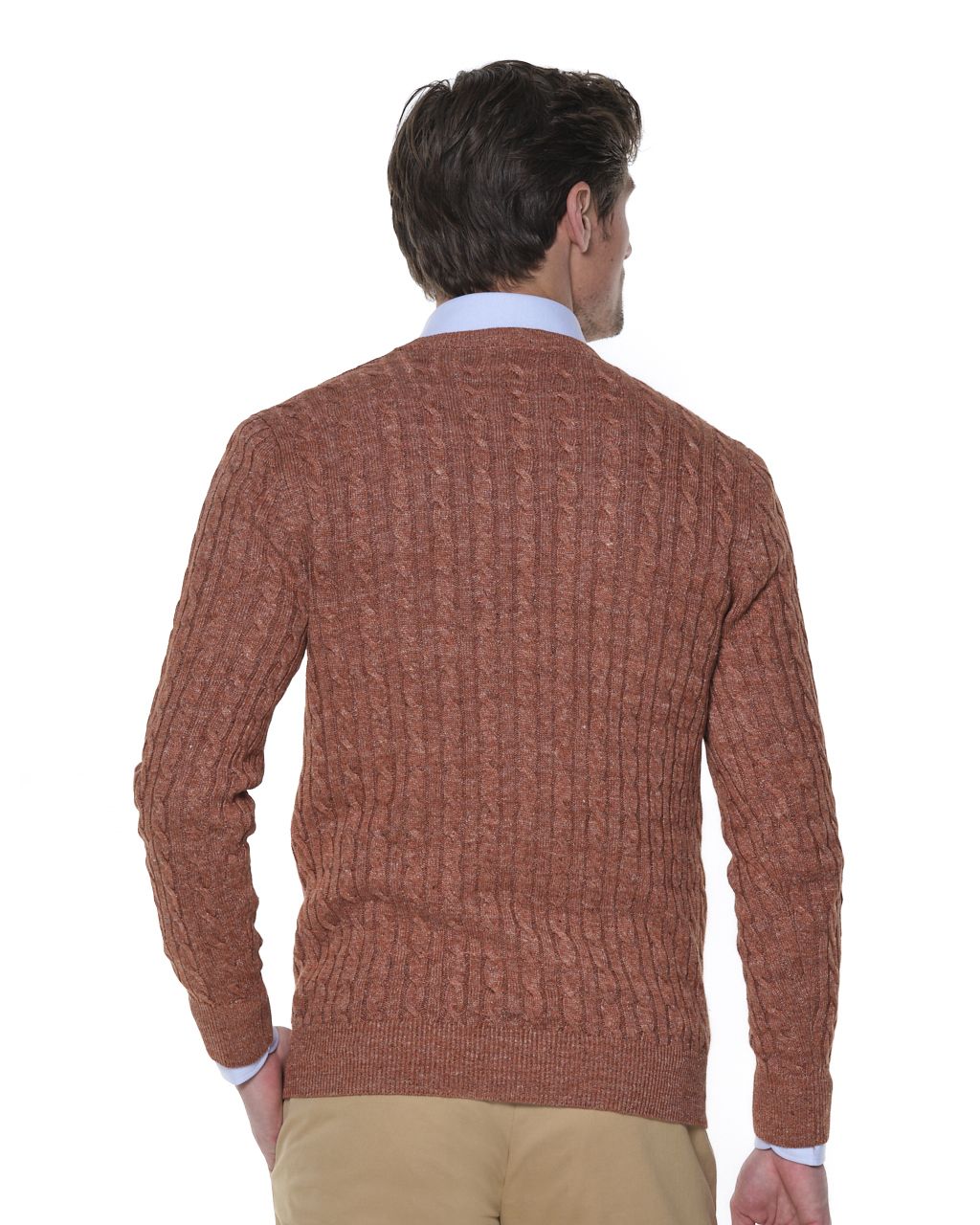 Dutch Dandies Gable Knitwear Terra uni 061924-004-L