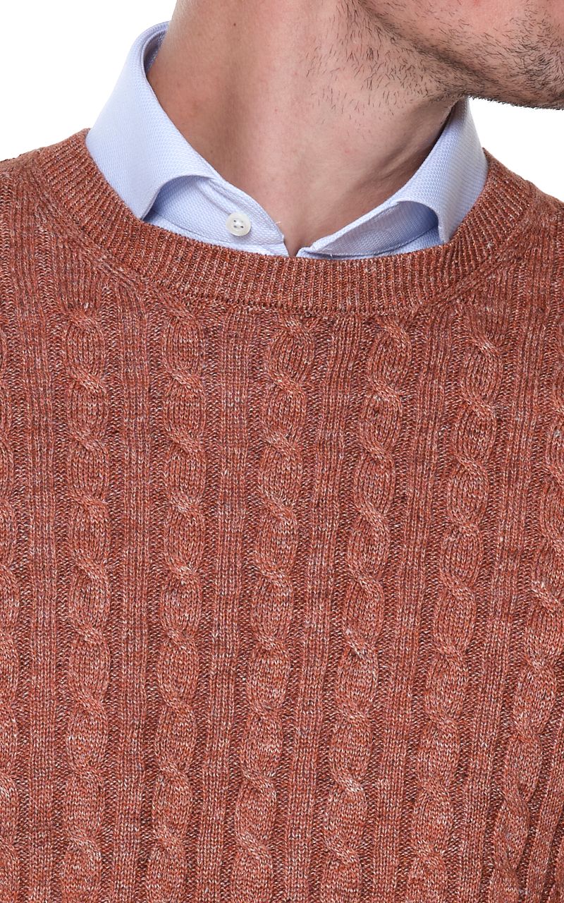 Dutch Dandies Gable Knitwear Terra uni 061924-004-L