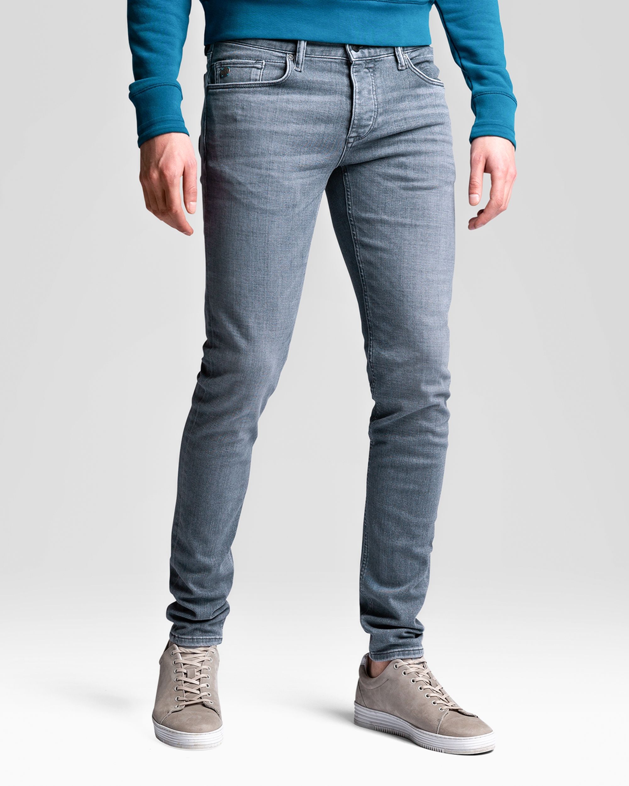 Cast Iron Riser Slim Fit Jeans  Grijs 062049-001-28/32