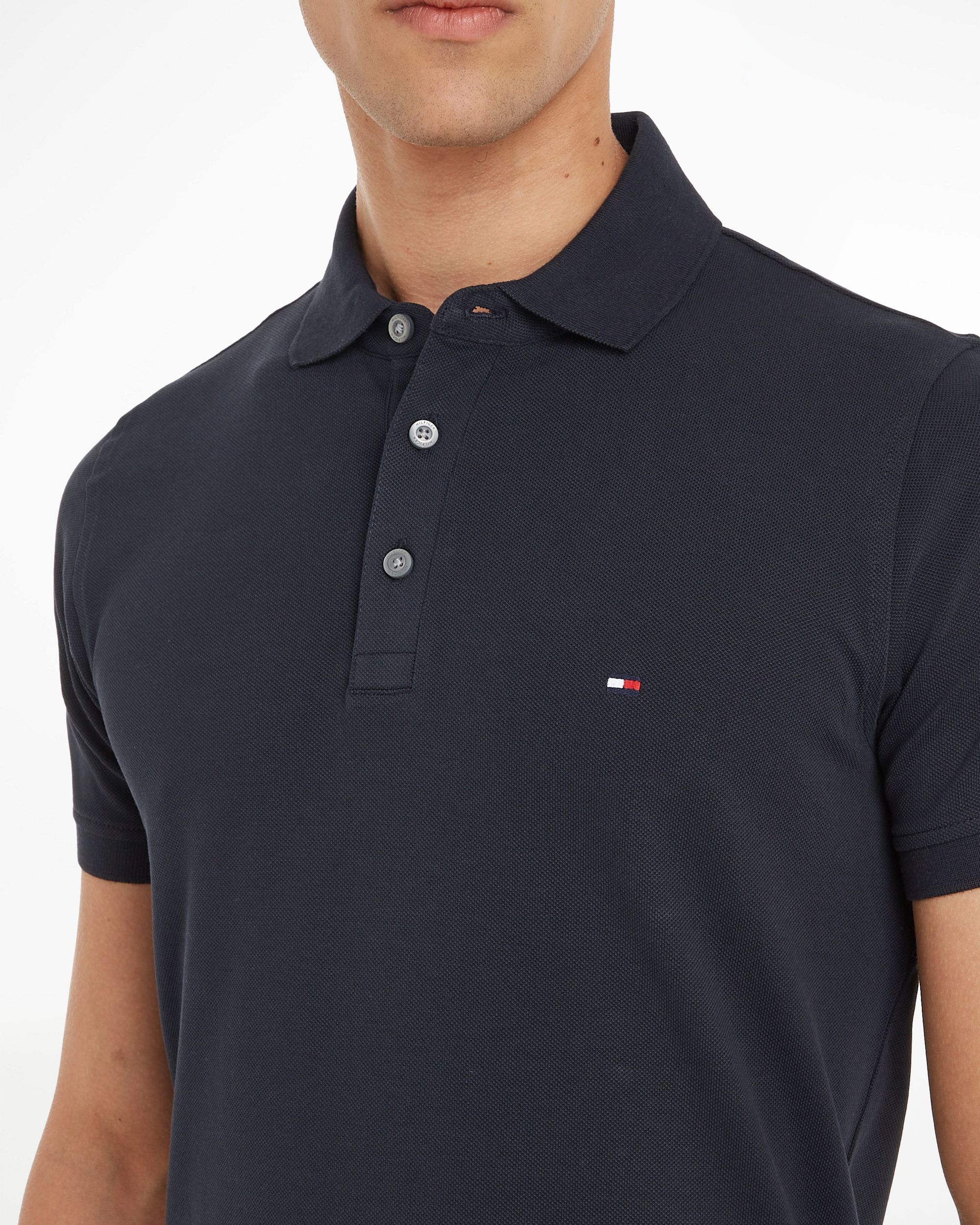 Tommy Hilfiger Menswear Polo KM Blauw 064292-001-L