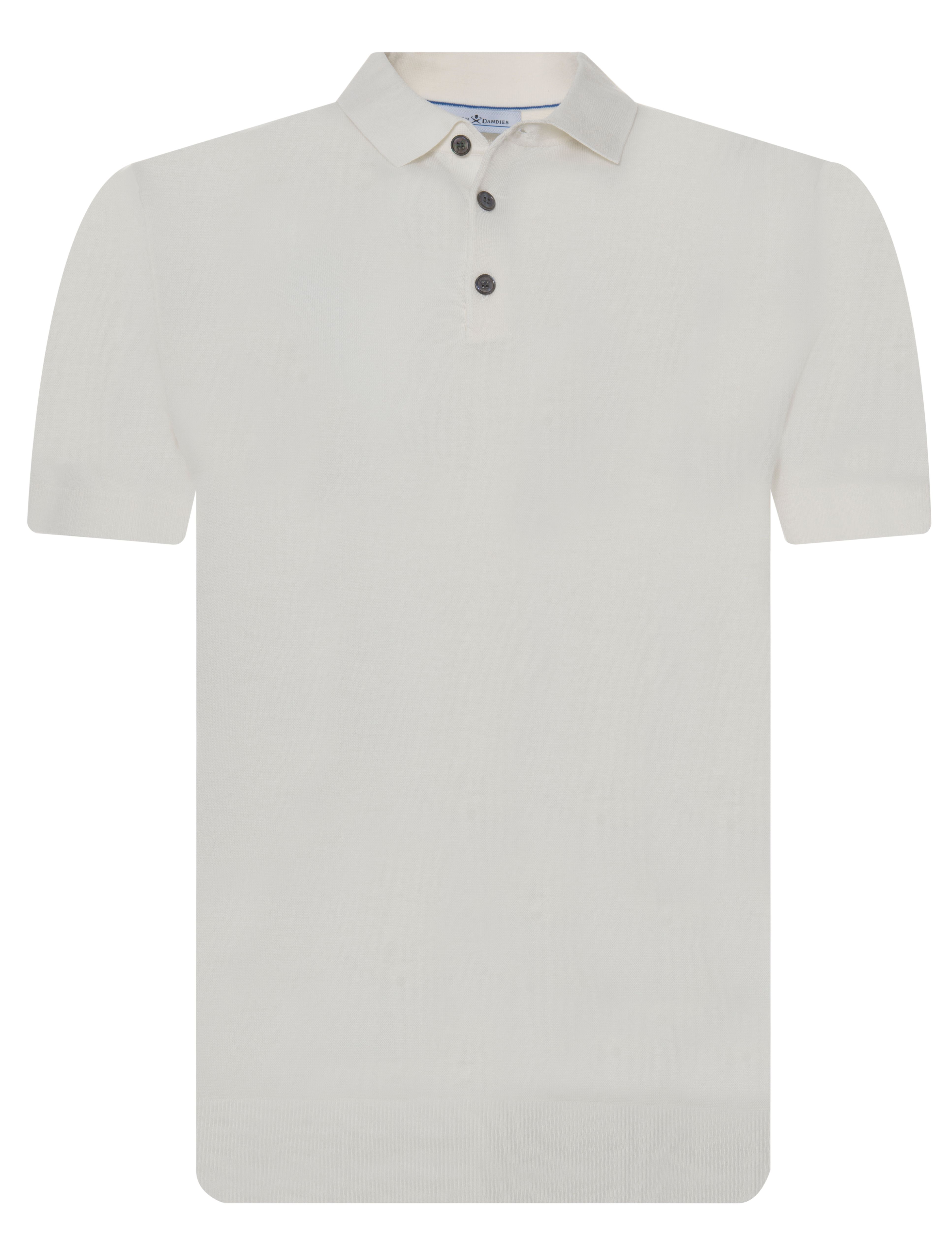 Dutch Dandies Bol Polo KM Wit uni 064373-002-L