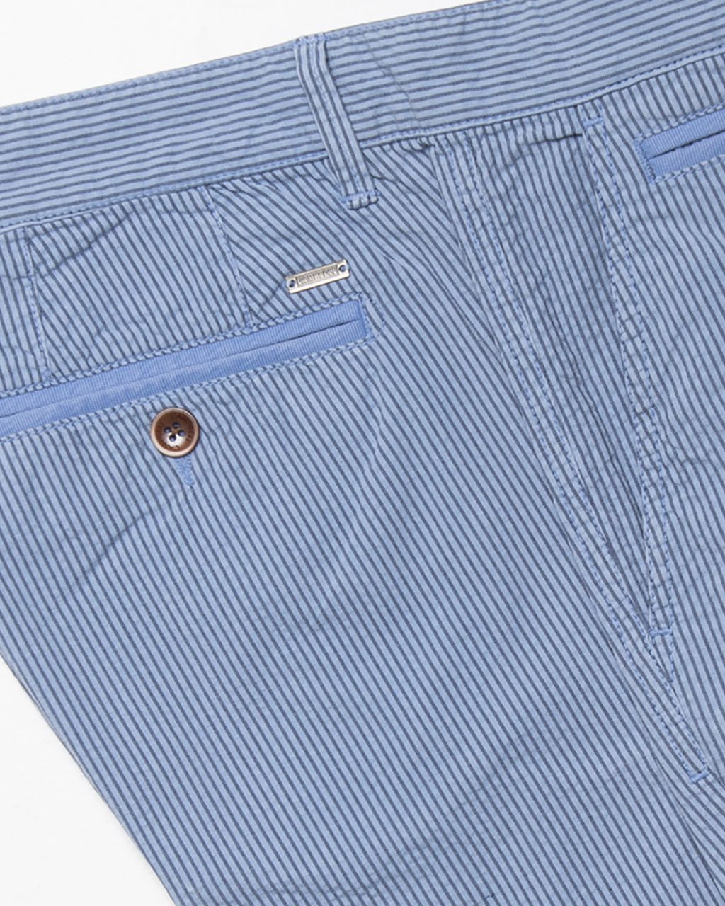 Campbell Short Lichtblauw streep 064506-002-31