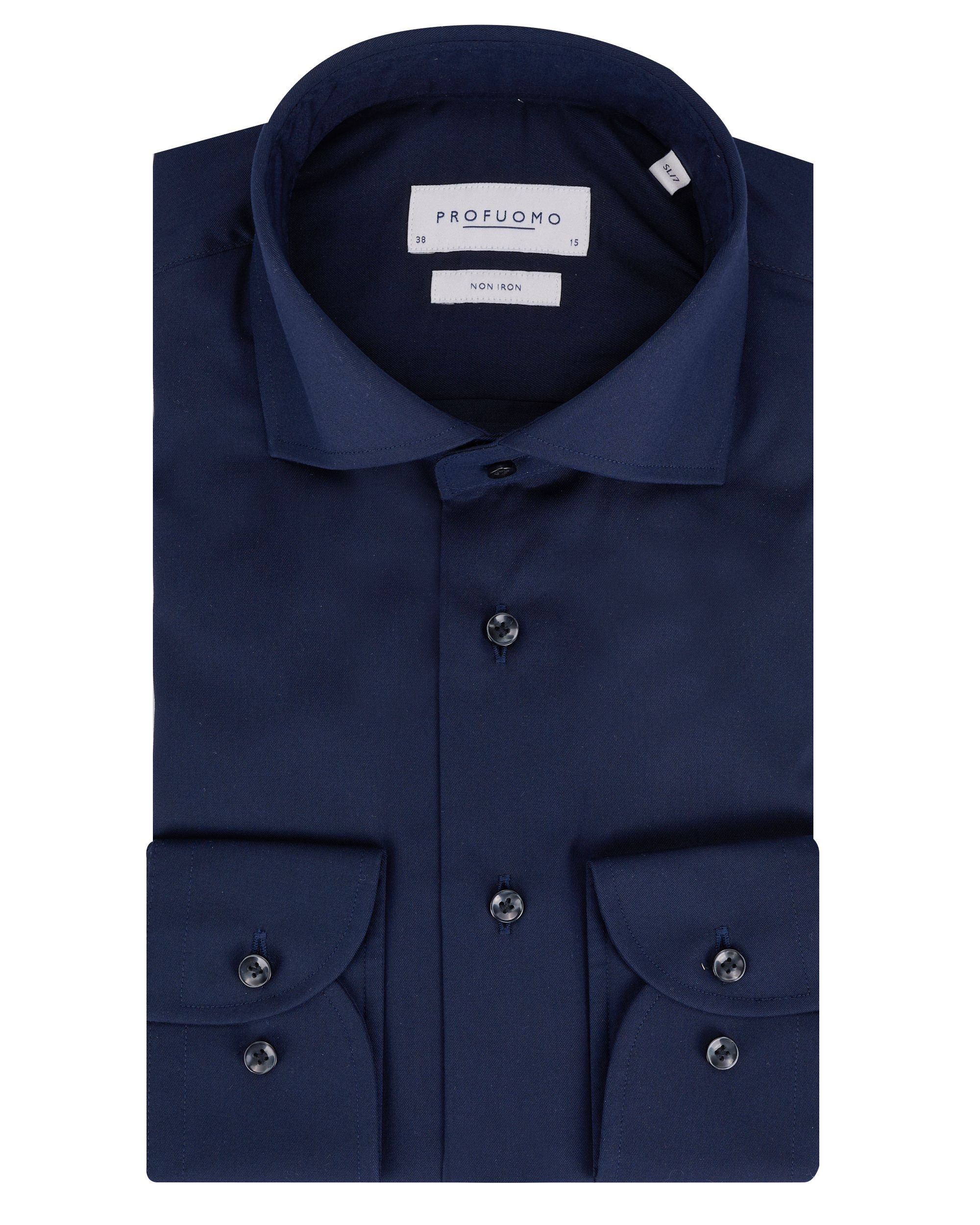 Profuomo Originale Slim fit Overhemd Extra LM Blauw 064526-001-39