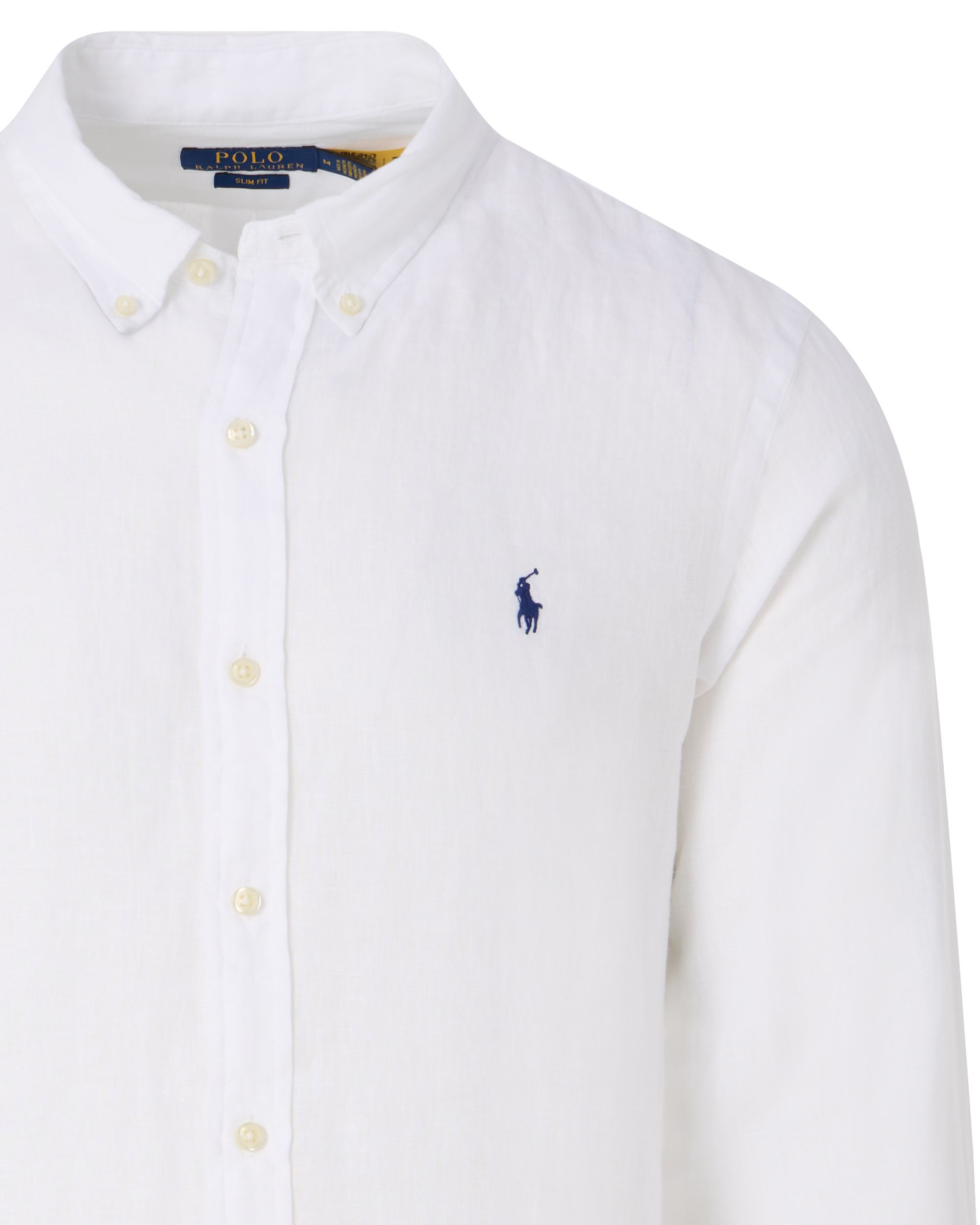 Polo Ralph Lauren Casual Overhemd LM Wit 064617-001-L