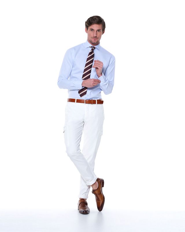 Dutch Dandies Cargo Chino Off White 064643-001-46