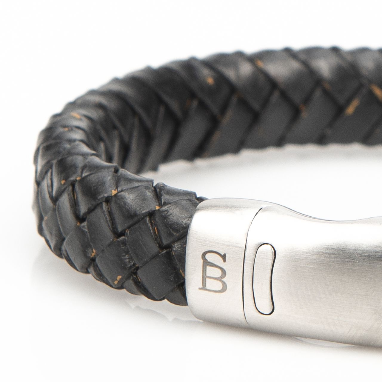 Steel & Barnett Armband  Zwart 065737-001-L
